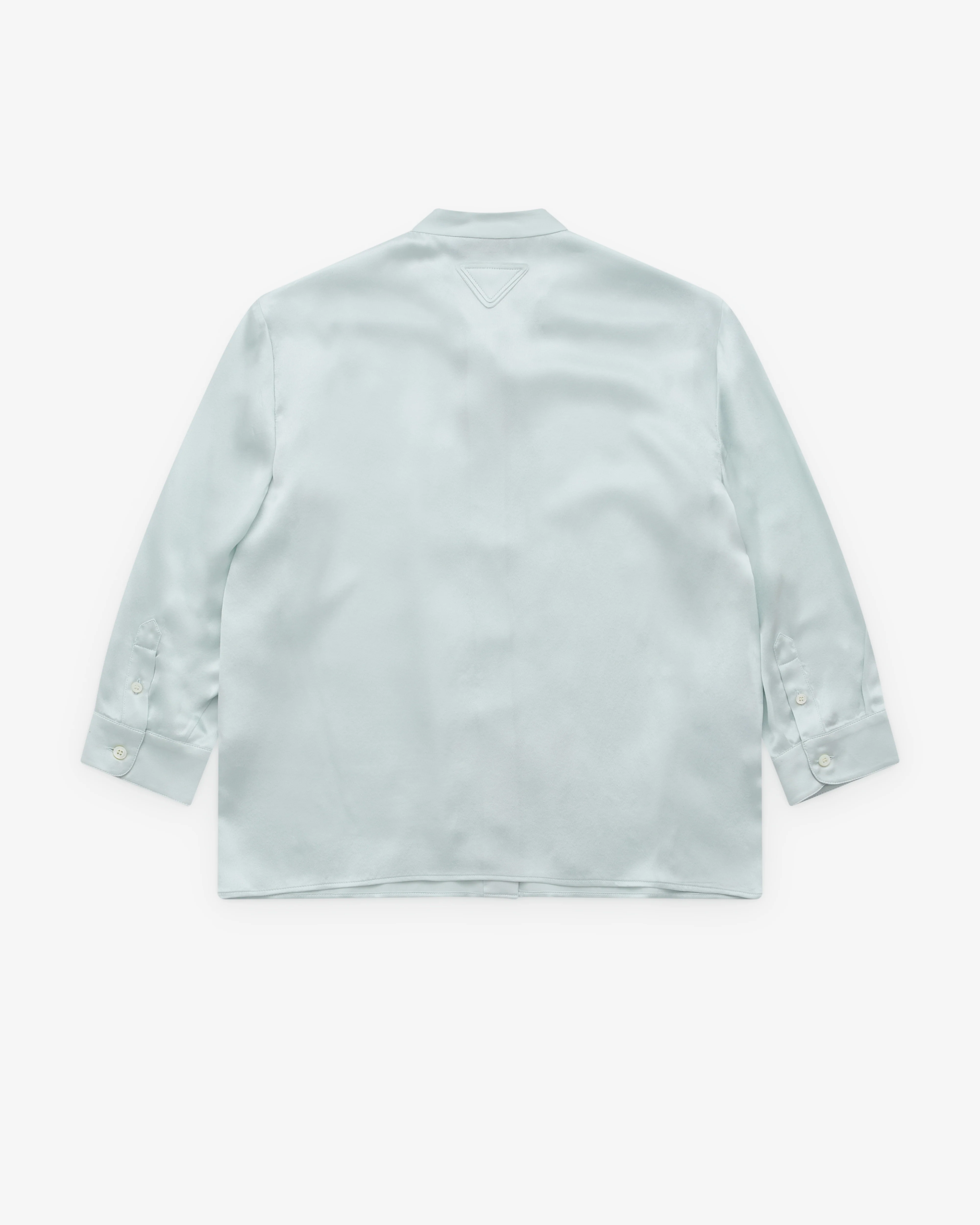 Prada - Women’s Neck Tie Shirt - (Light Blue) - Image 2