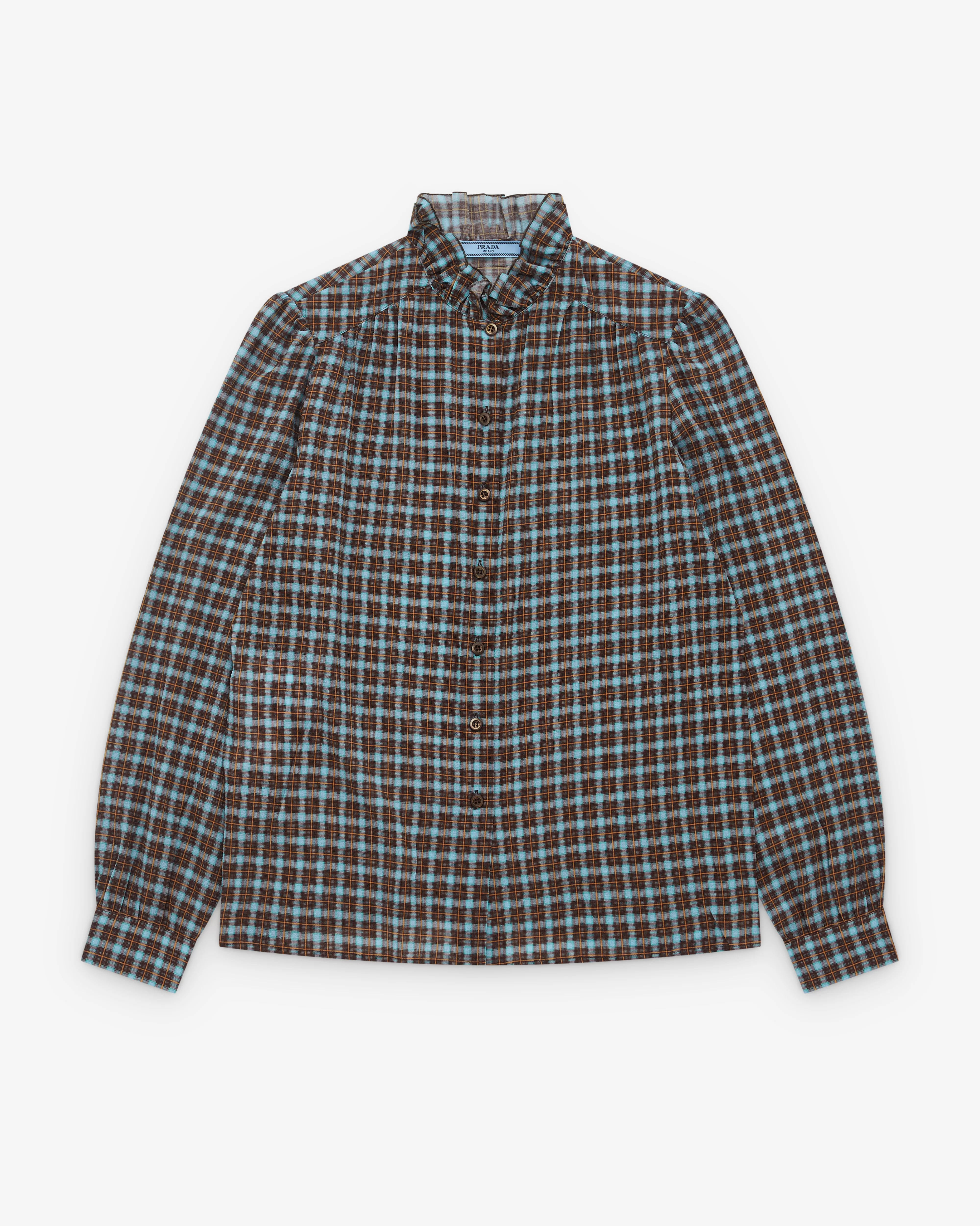 Prada - Women’s Check Shirt - (Blue Check)