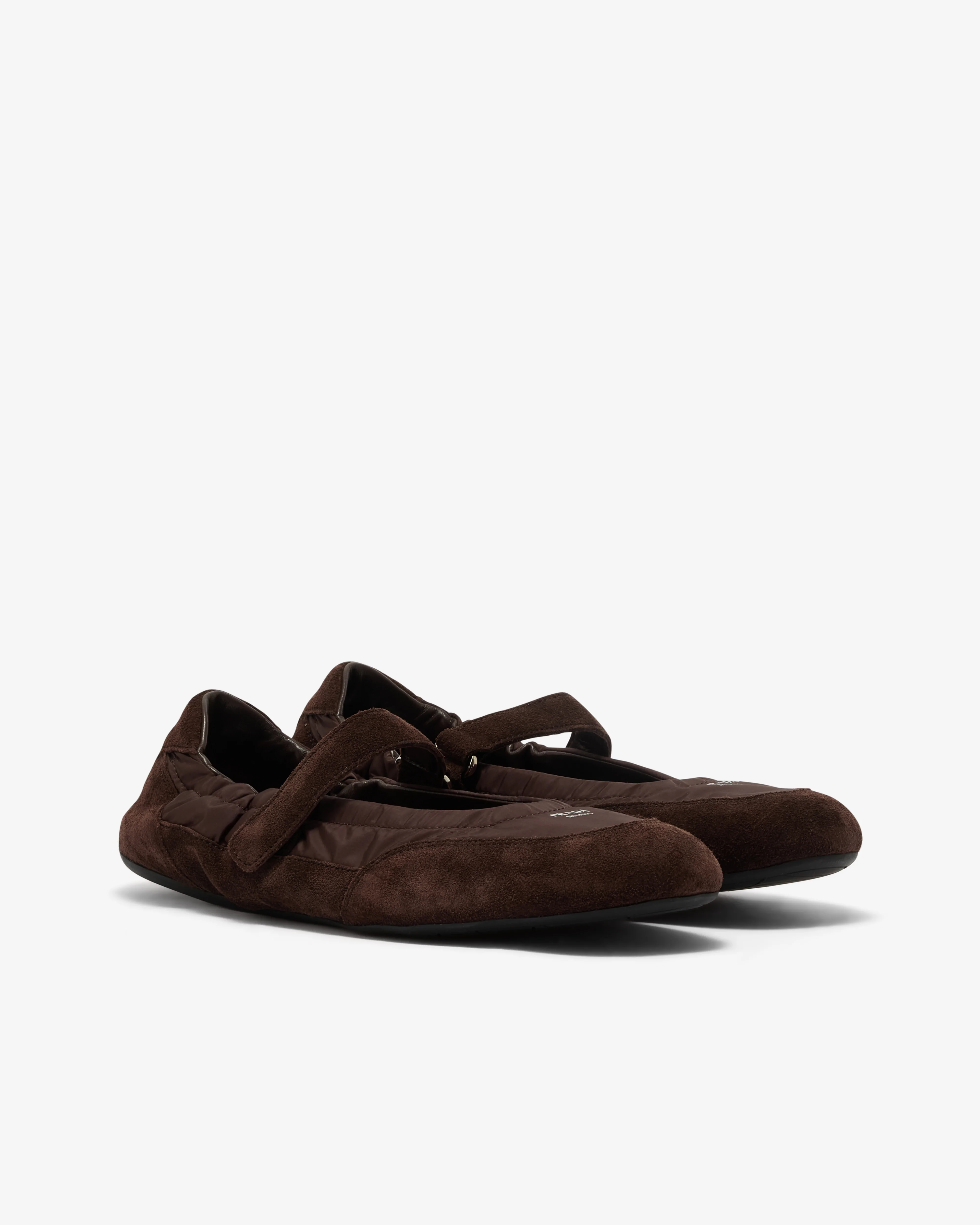 Prada - Women’s Collapse Ballet Flats - (Brown) - Image 2