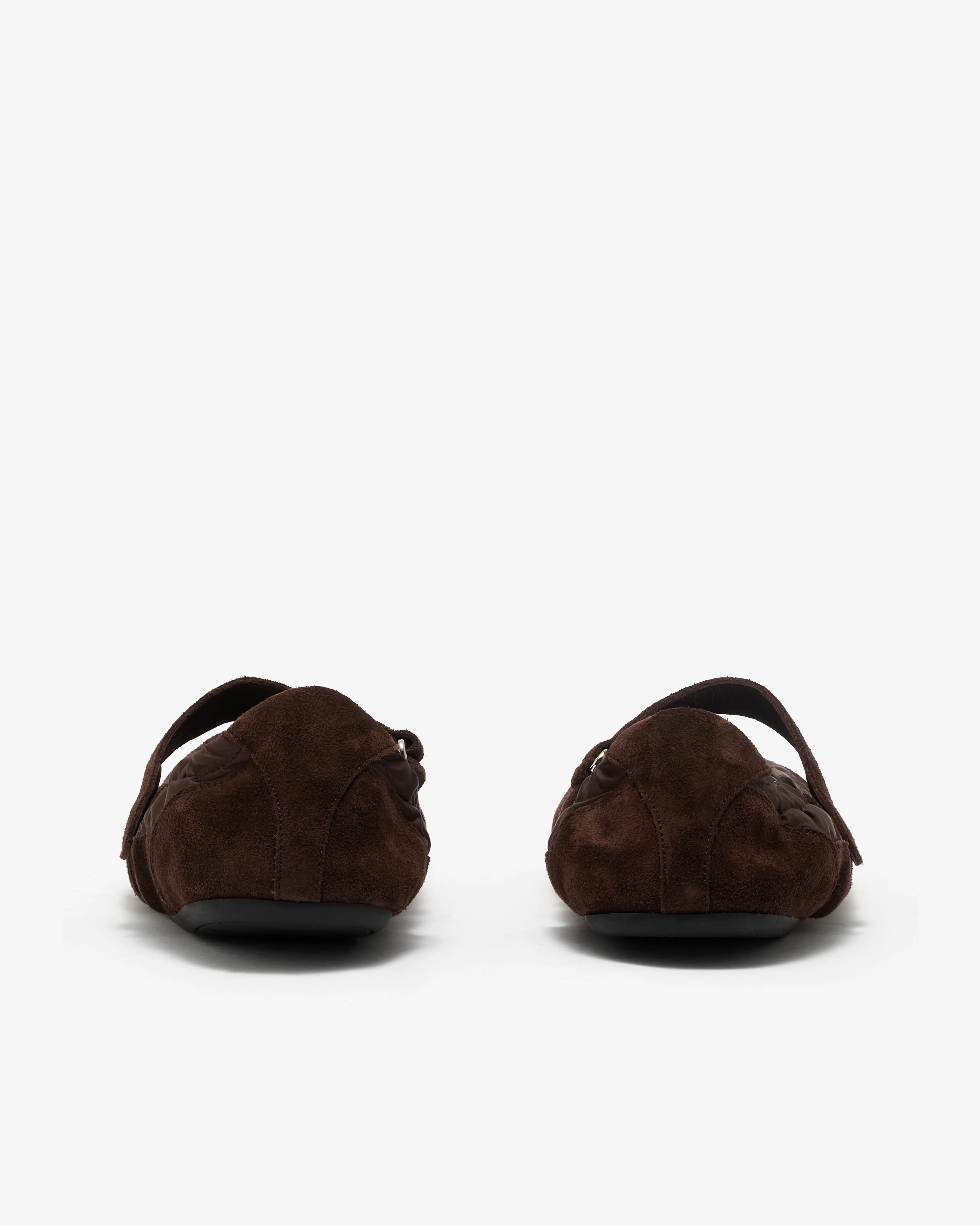 Prada - Women’s Collapse Ballet Flats - (Brown) - Image 4