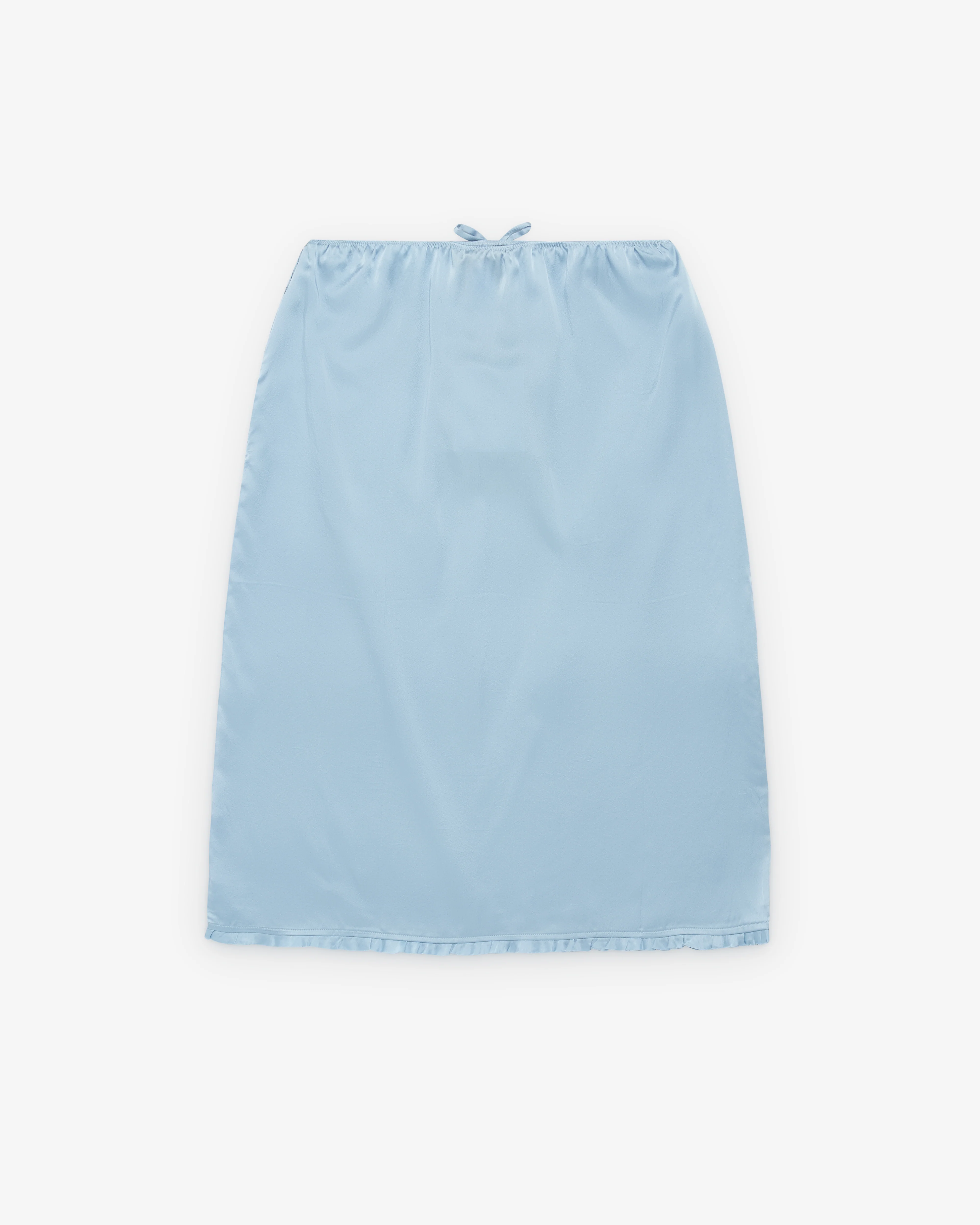 Prada - Women's Prada Drawstring Trim Slip - (Blue) - Image 2