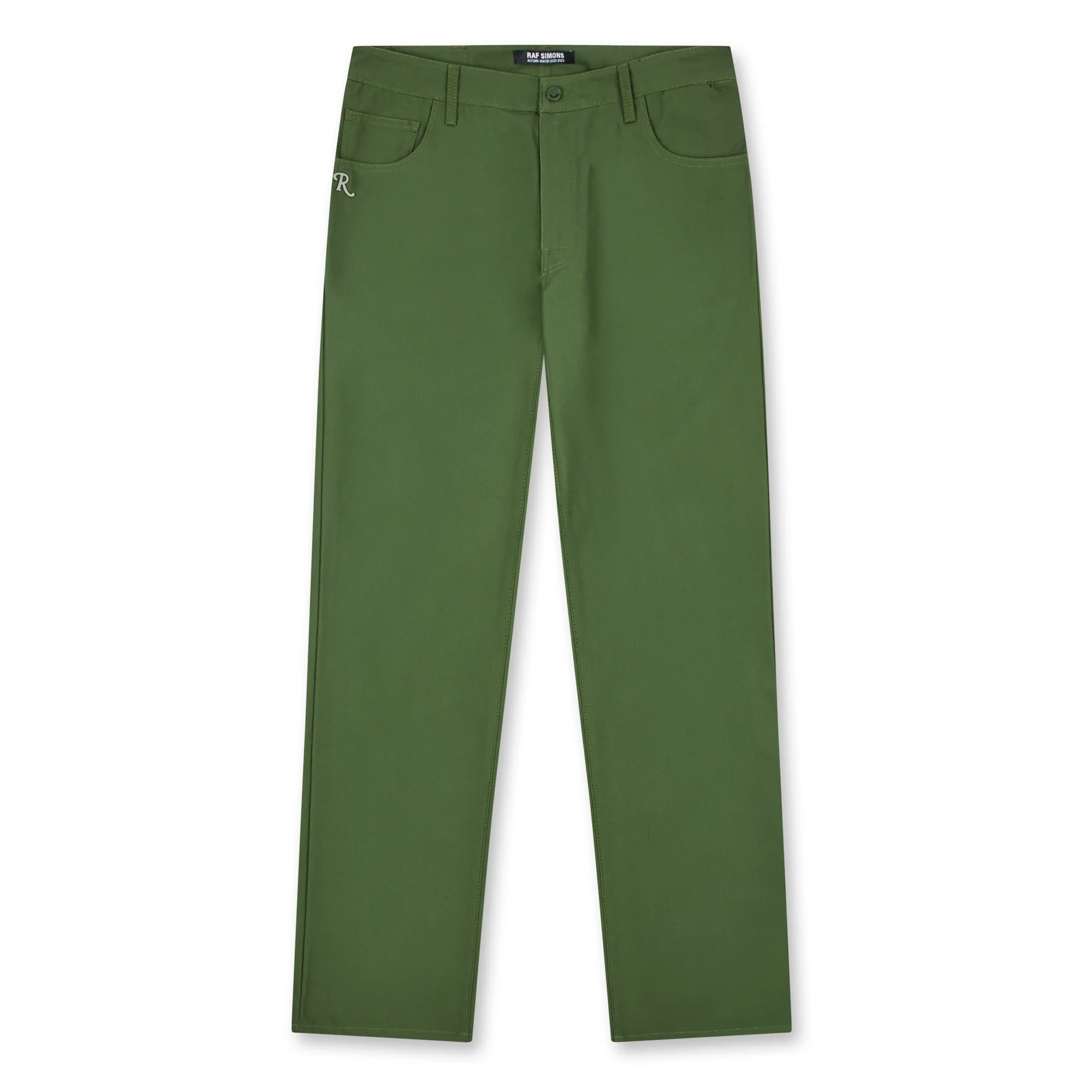Raf Simons - Men’s Wide Fit Denim Workwear Pants - (Khaki)