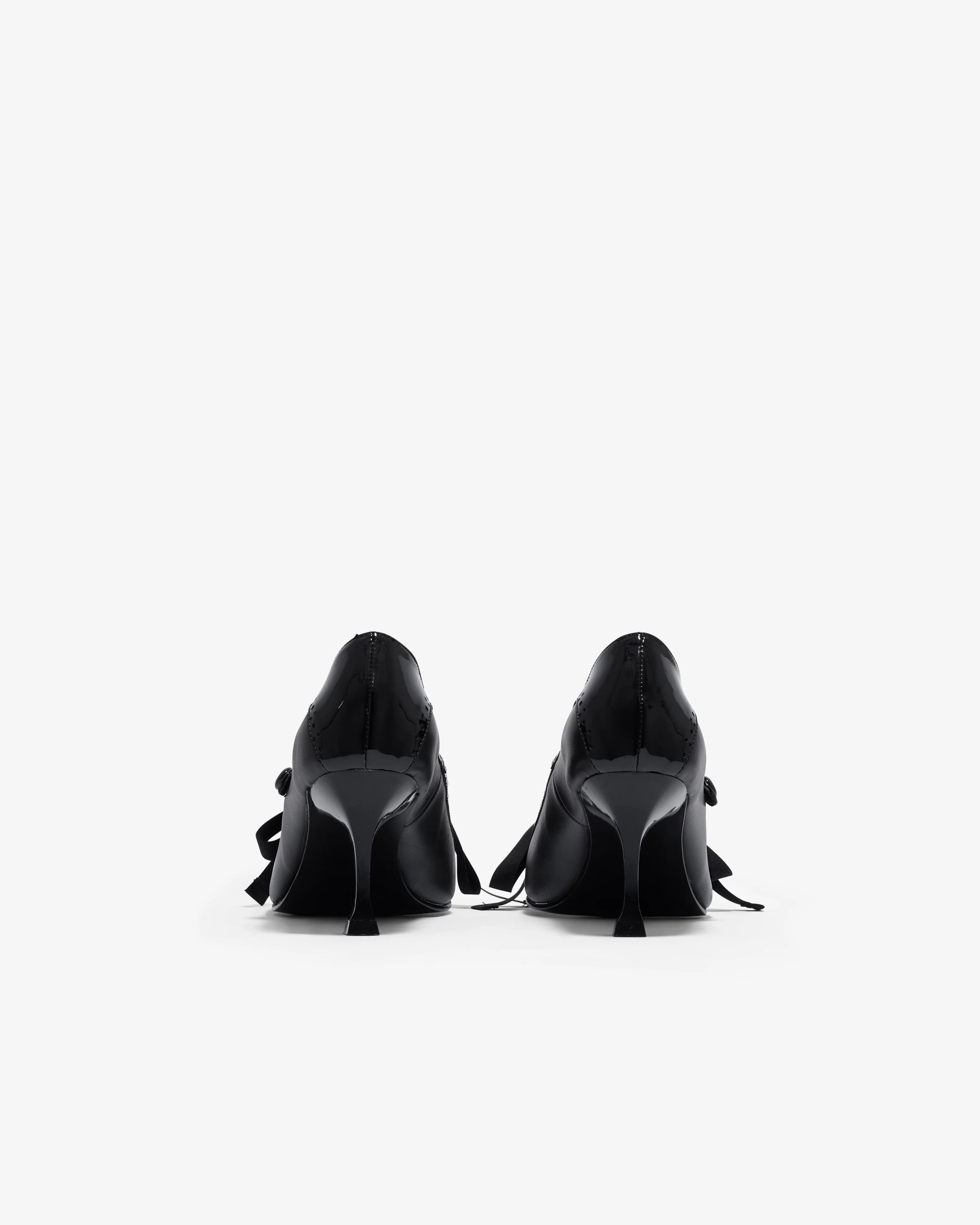Renaissance Renaissance - Women’s Dame Kitten Heel - (Black) - Image 4