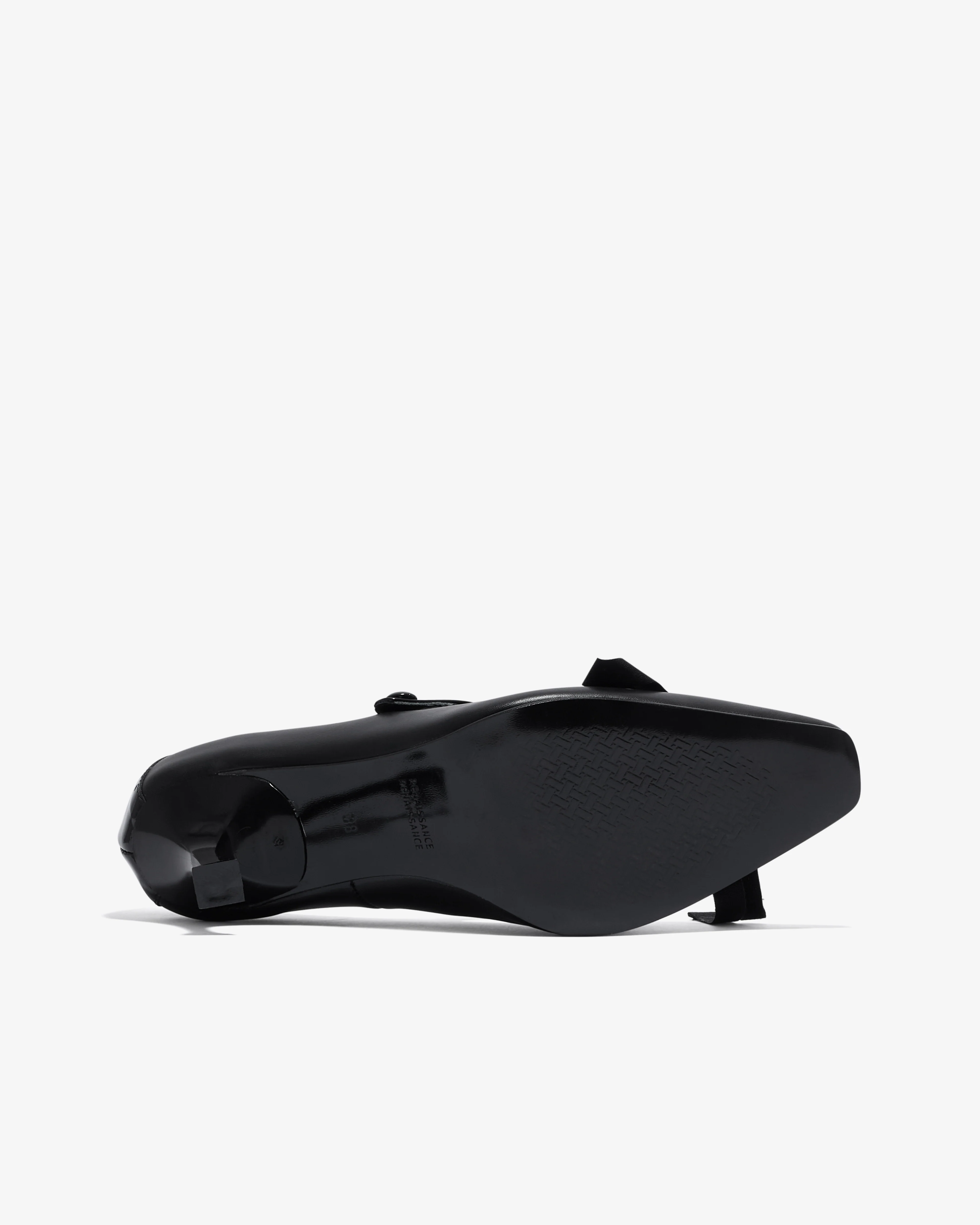 Renaissance Renaissance - Women’s Dame Kitten Heel - (Black) - Image 6