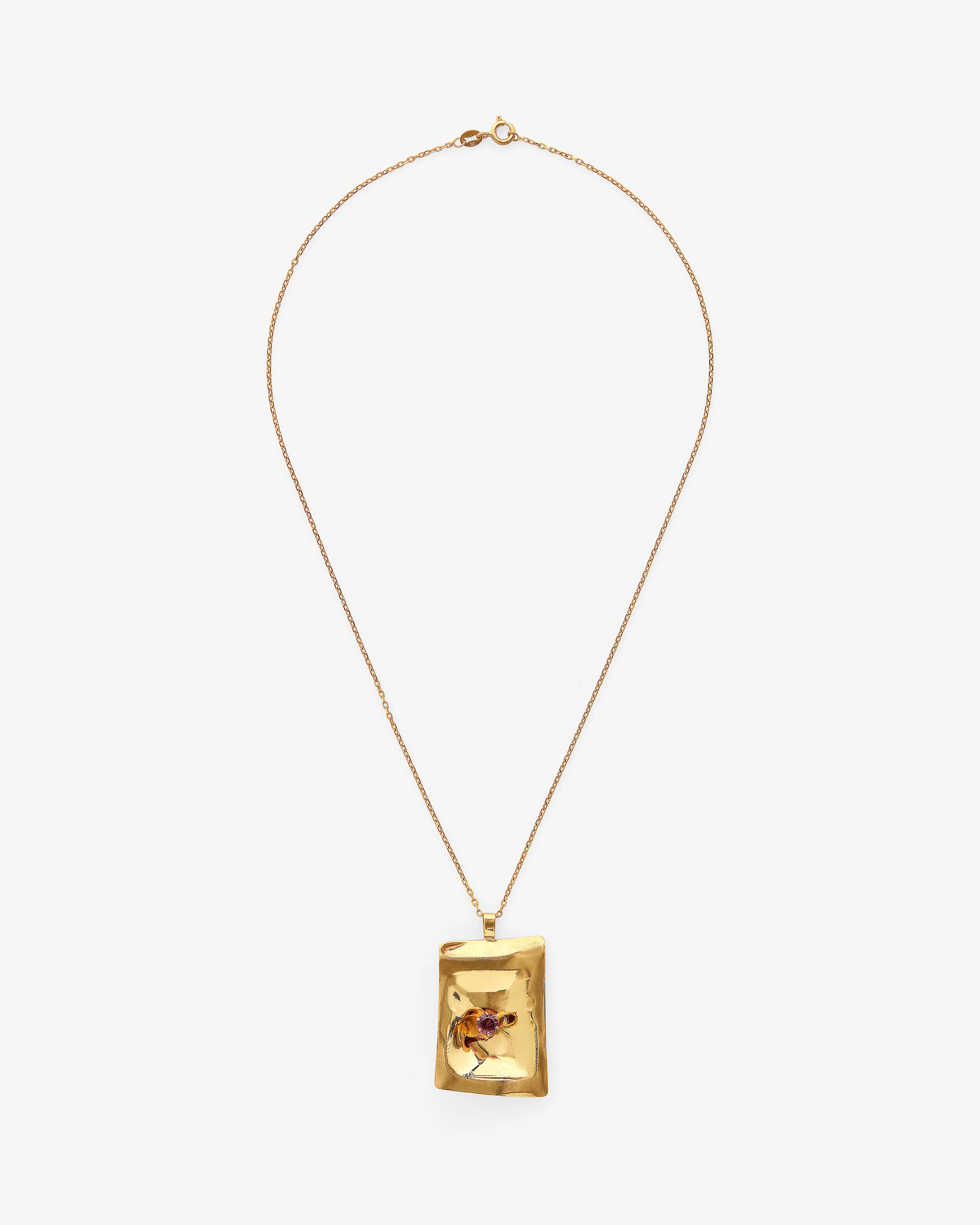 Render Distanc3 - Gold Necklace With Chain 2 - (Gold)