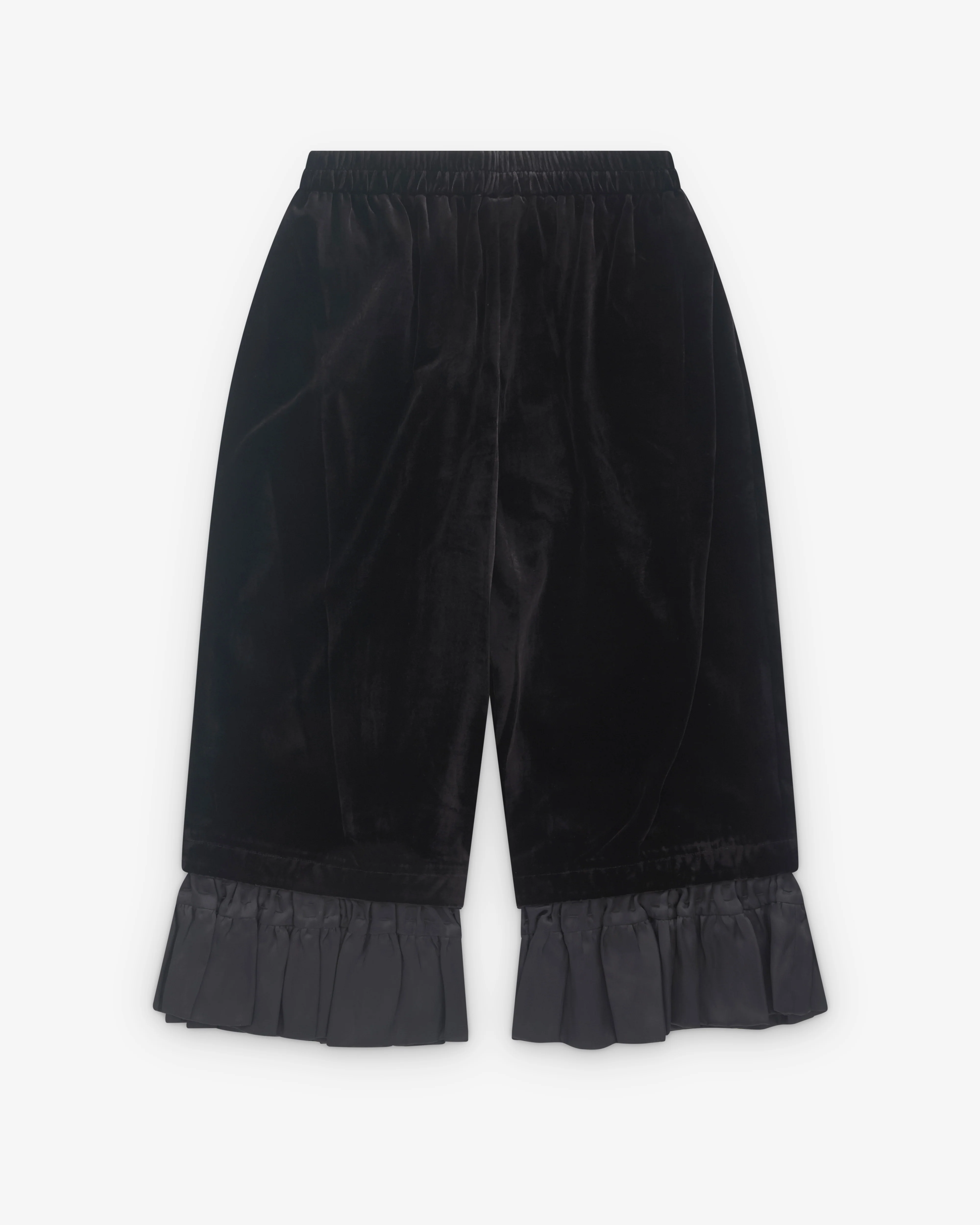 Renli Su - Women’s Lace Trim Trousers - (Black) - Image 2