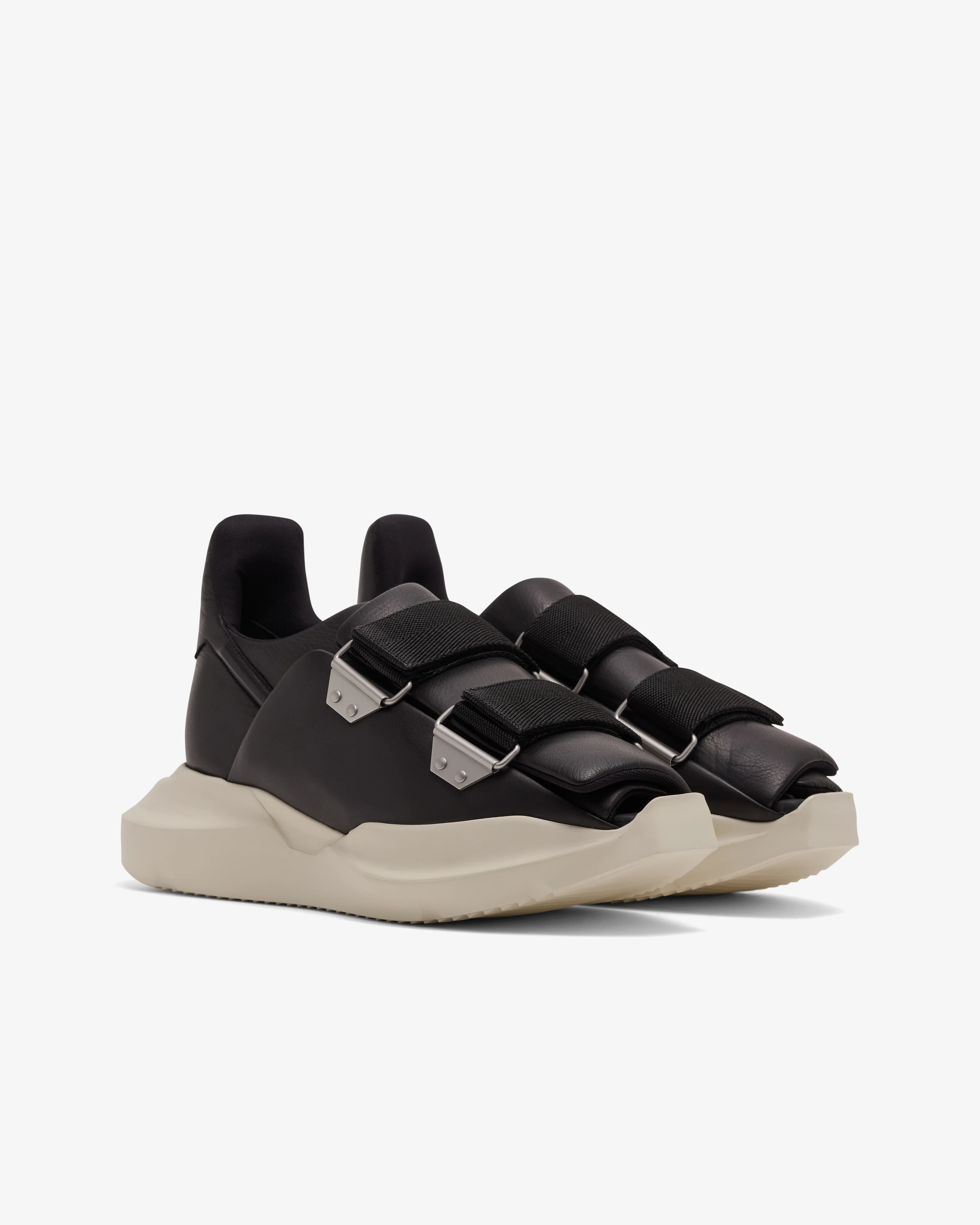 Rick Owens - Men's Burritogeth Shoes - (Black/Milk) - Image 3