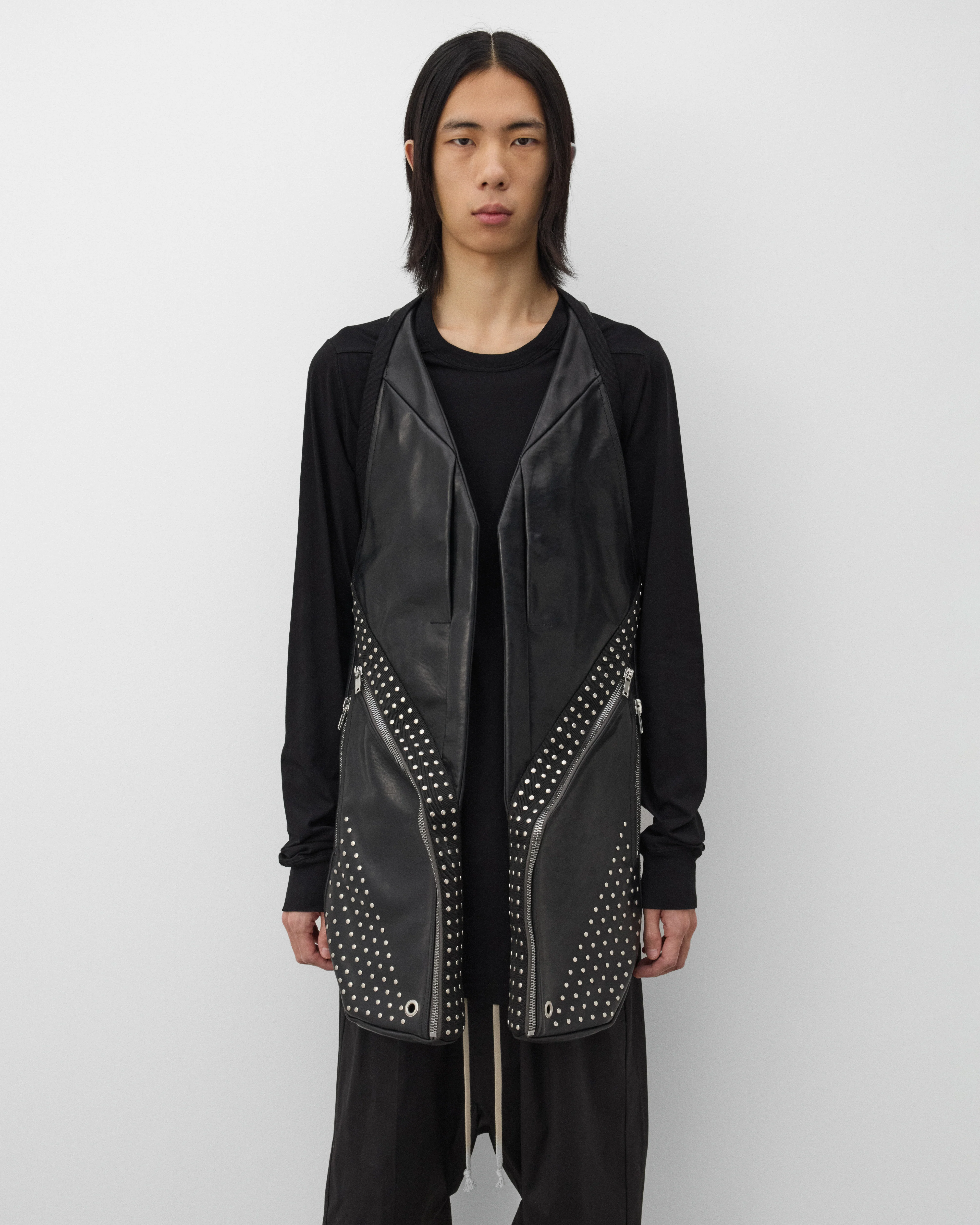 Rick Owens - Men's Temple Vest - Temple Vest - (Black) - Image 3