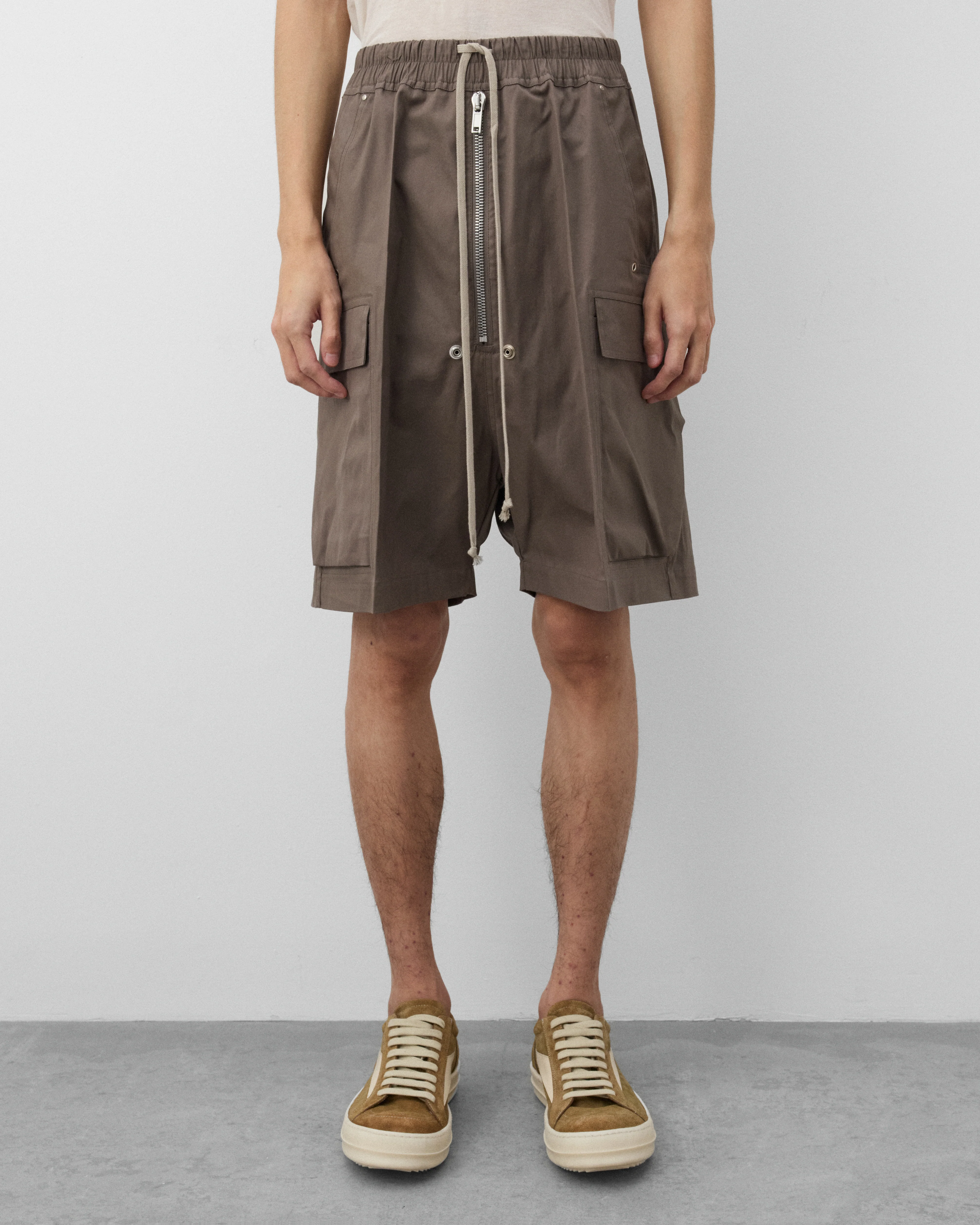 Rick Owens - Men's Cargobela Short - (Dust) - Image 4