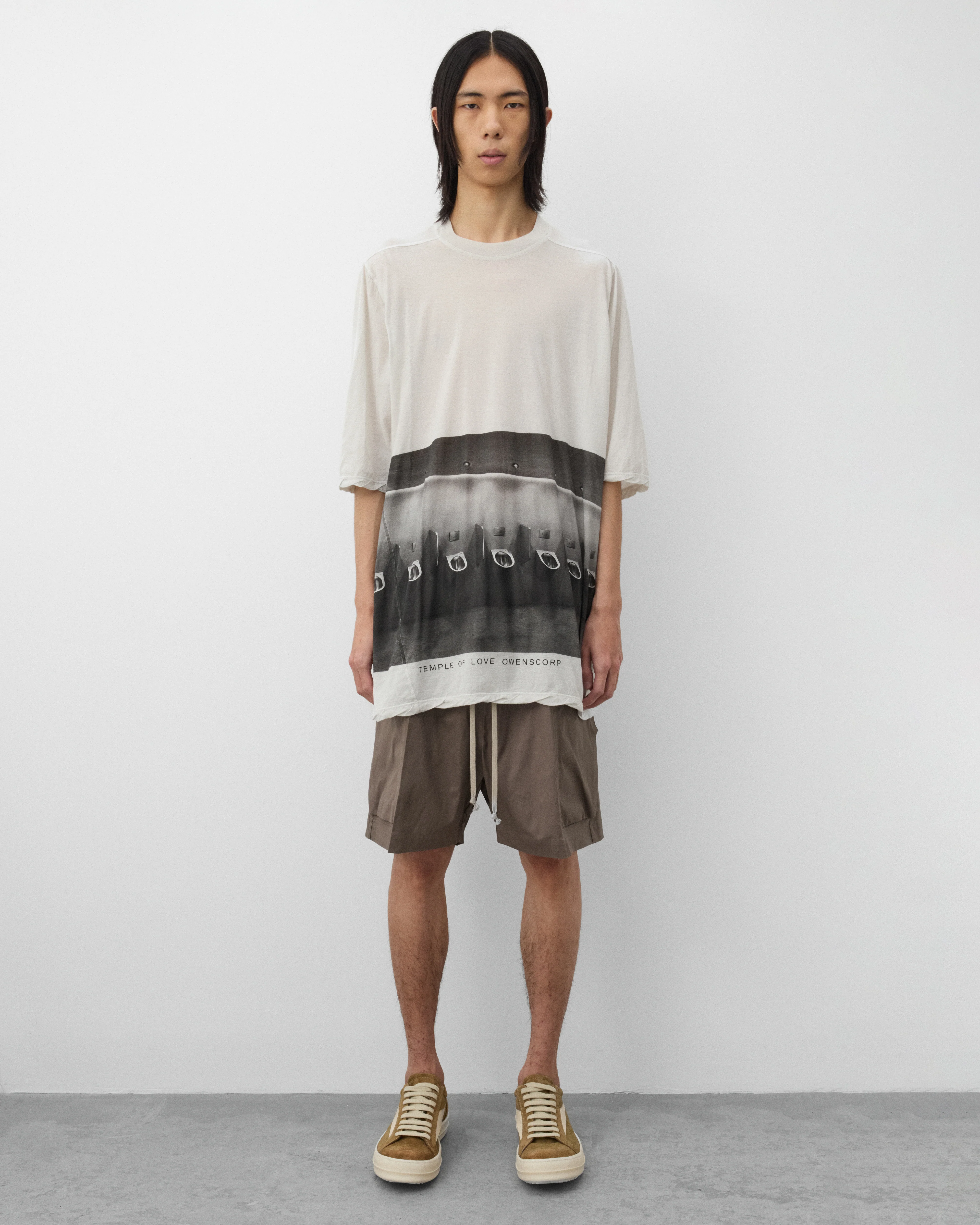 Rick Owens - Men's Cargobela Short - (Dust) - Image 6