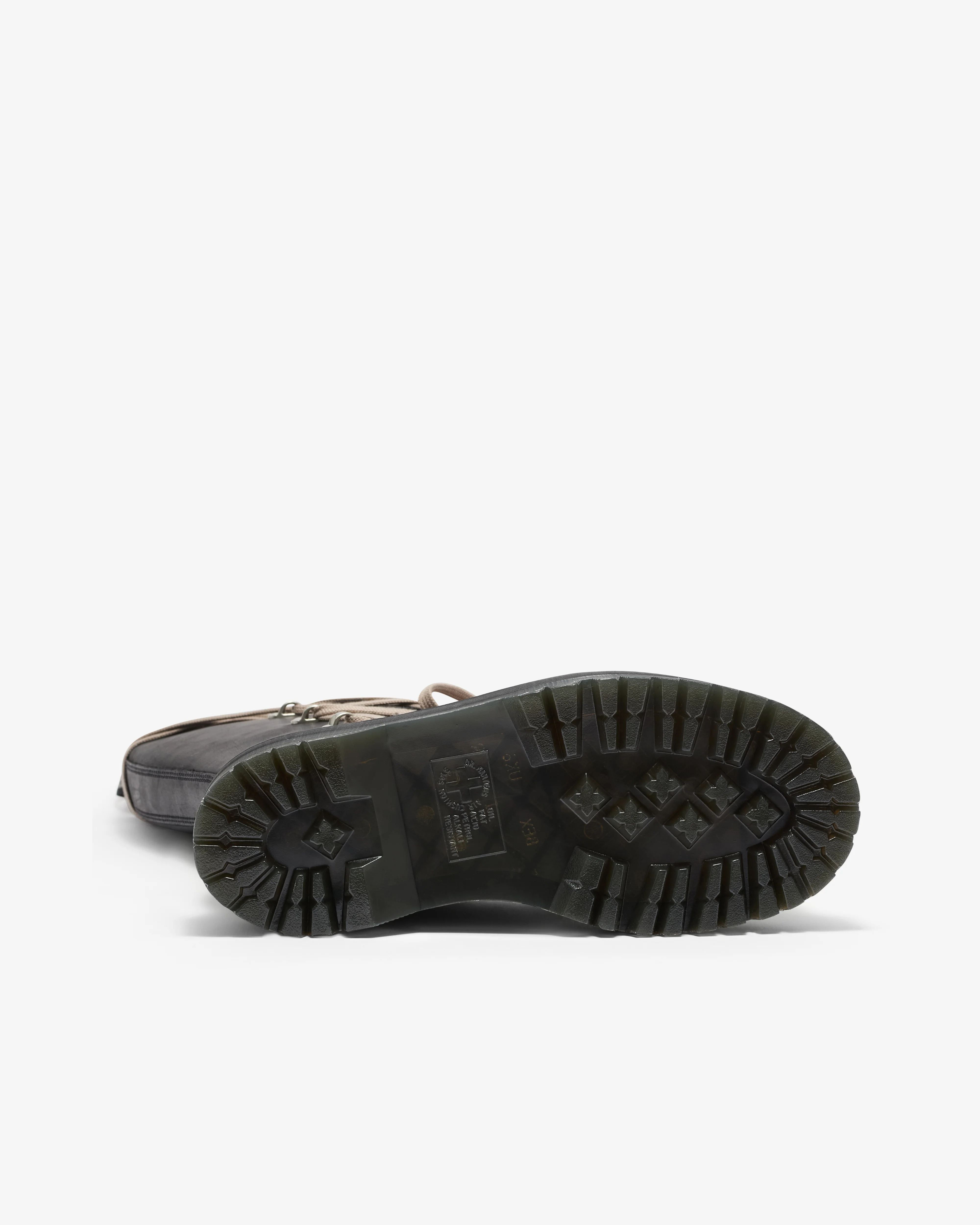 Rick Owens - 1B60 Quad Sole Pentalace Boot - (Black) - Image 5