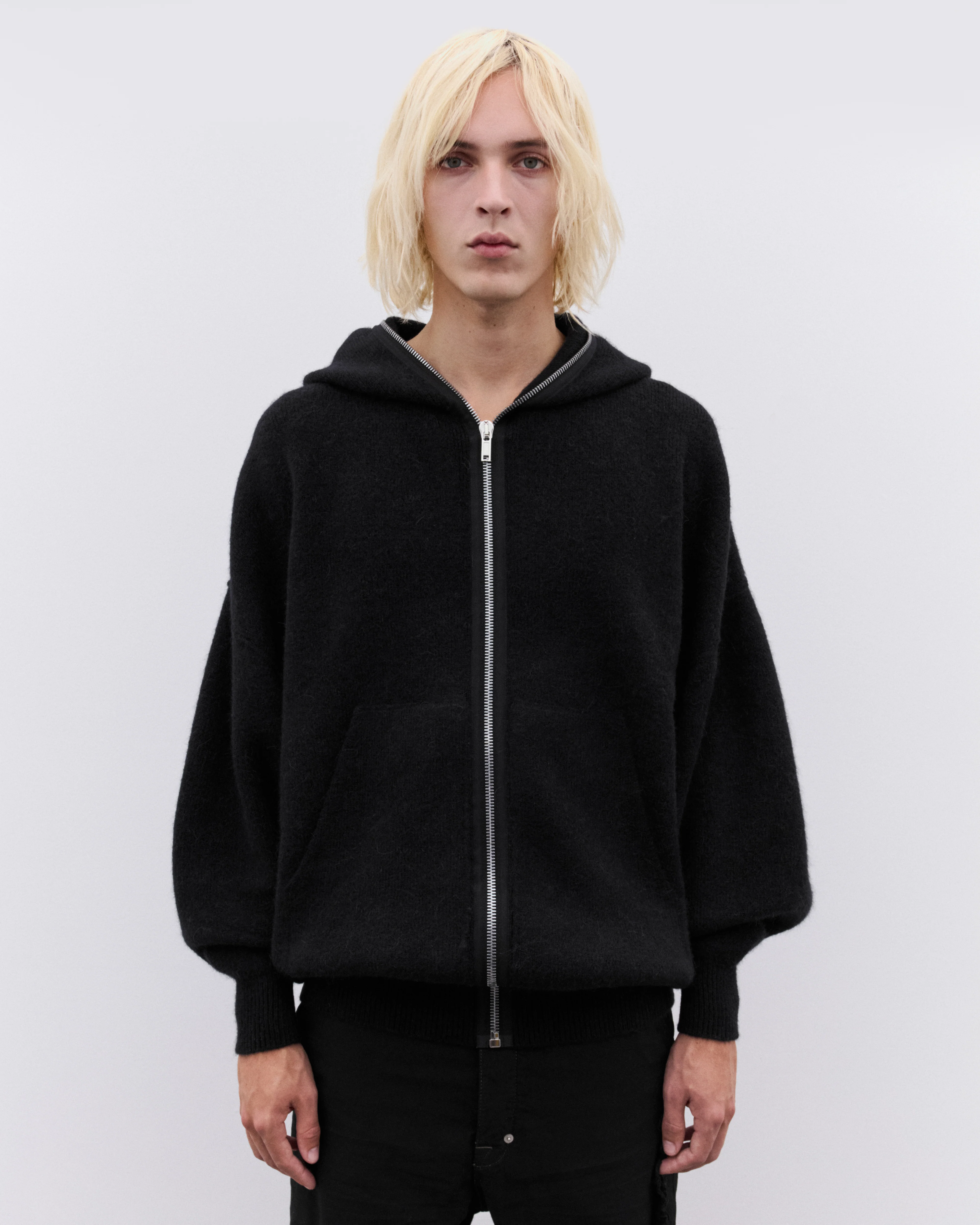 Rick Owens - Men’s Gimp Hoodie - (Black) - Image 3