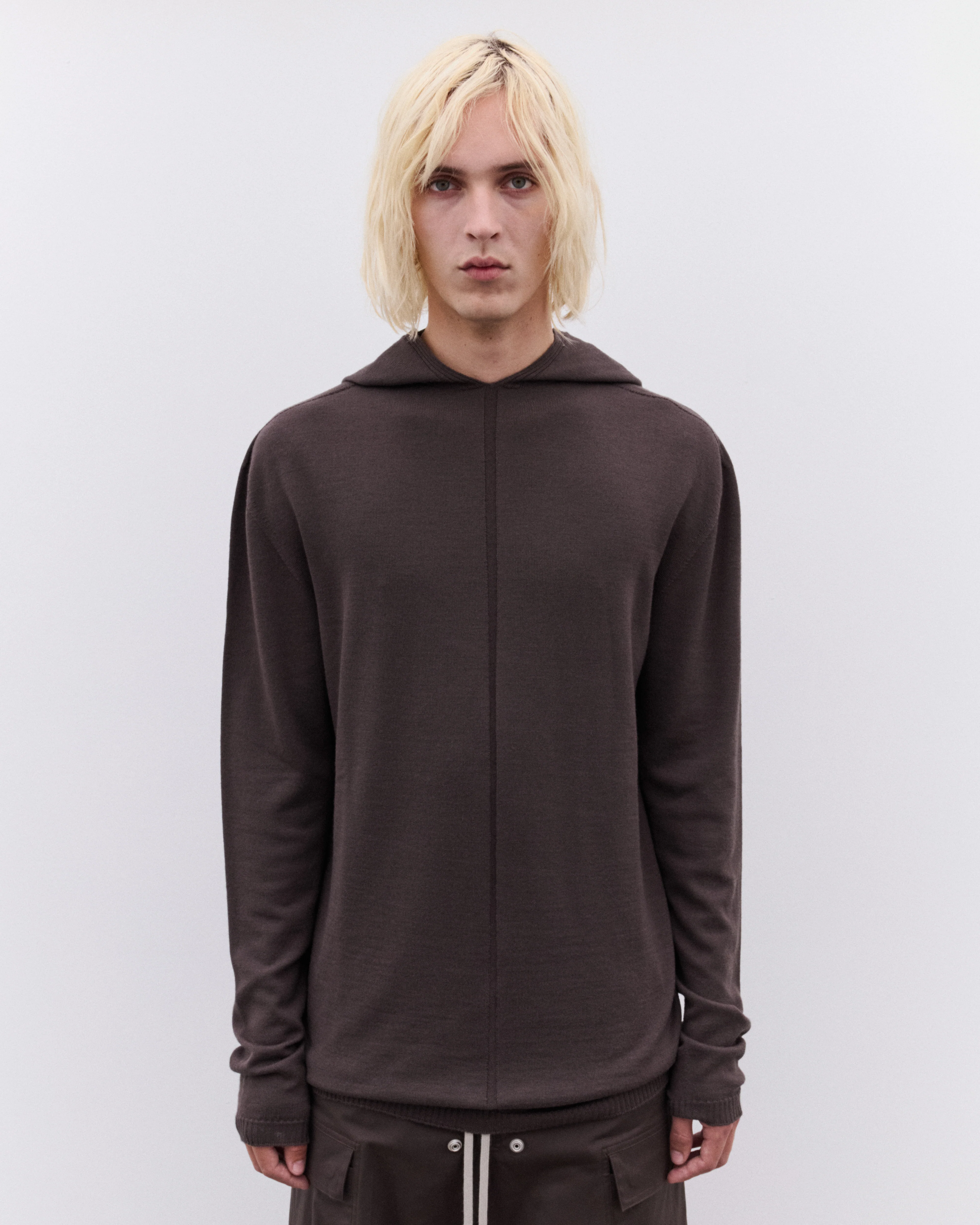 Rick Owens - Men’s Oversized Hoodie - (Dark Dust) - Image 3