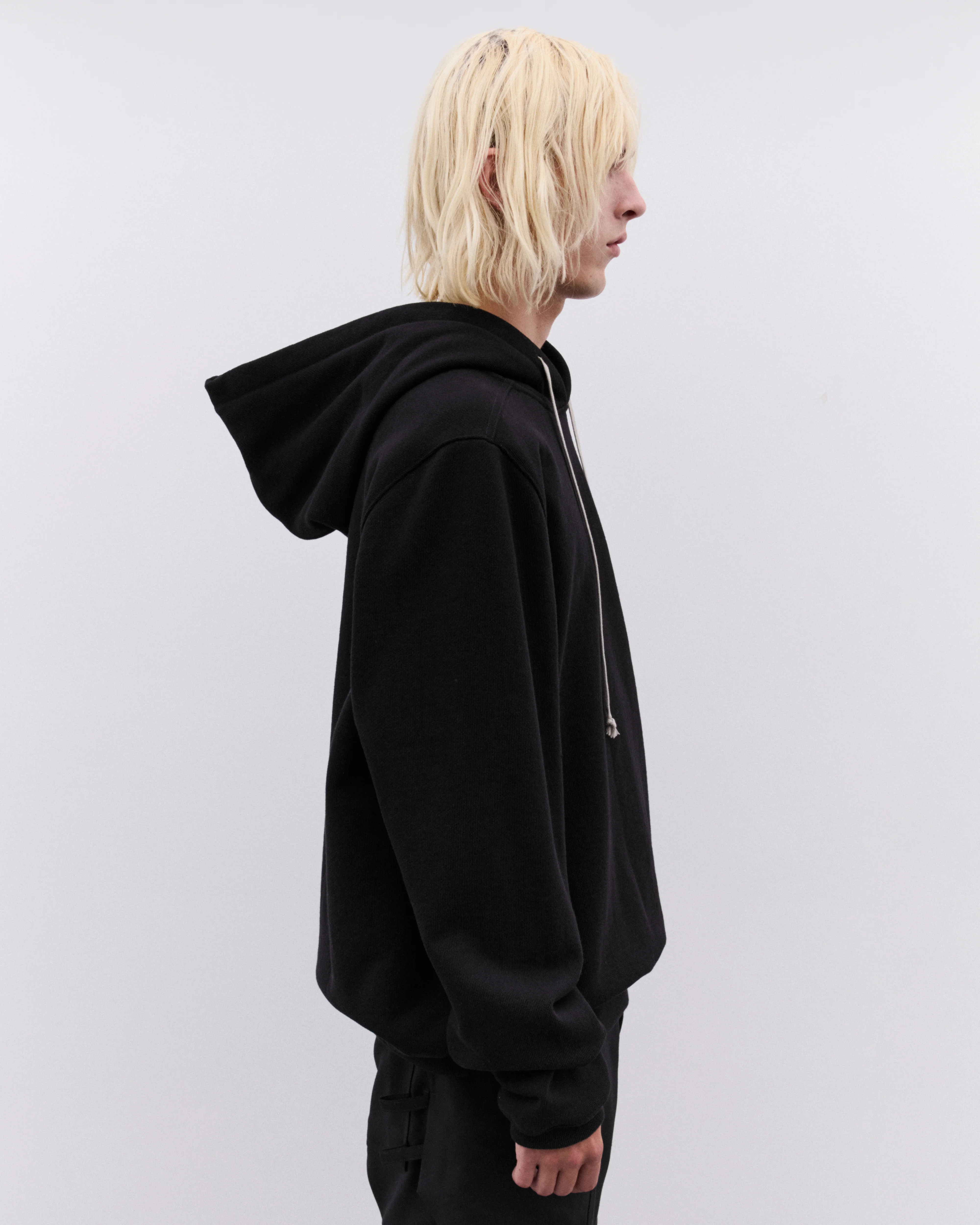 Rick Owens - Men’s Hooded Sweatshirt - (Black) - Image 4