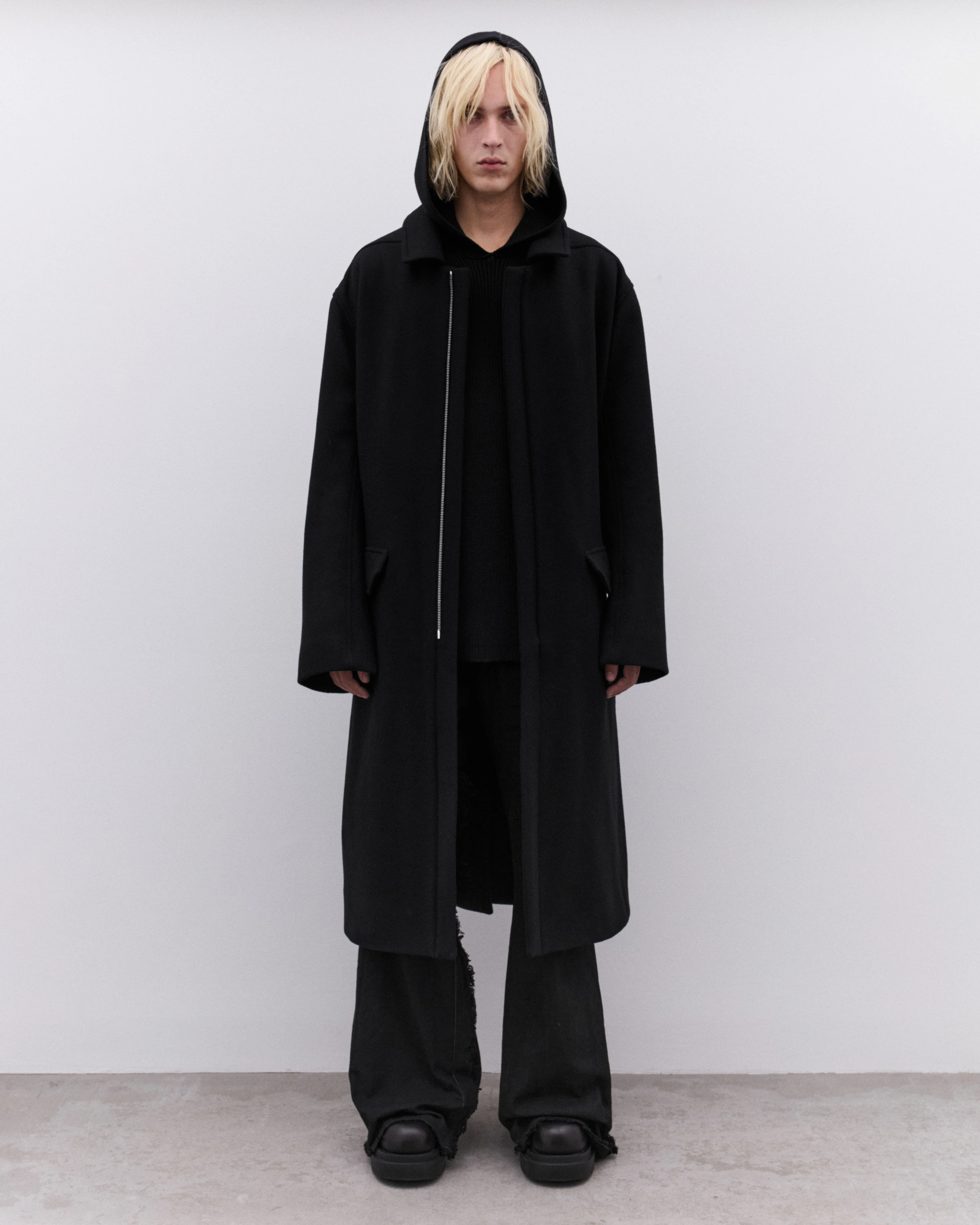 Rick Owens - Men’s Jumbo Mac - (Black) - Image 6