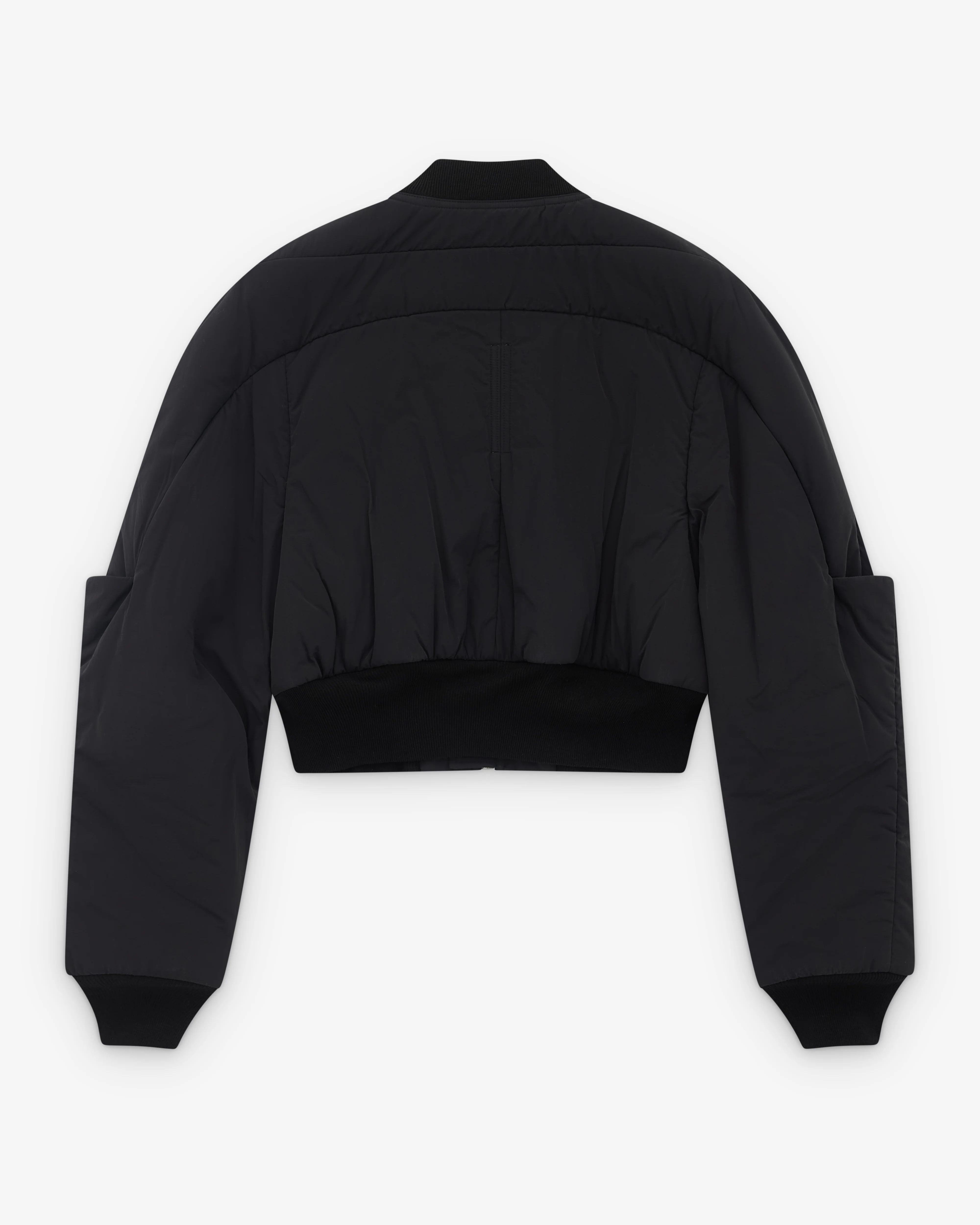 Rick Owens - Men’s Woven Down Bomber - (Black) - Image 2