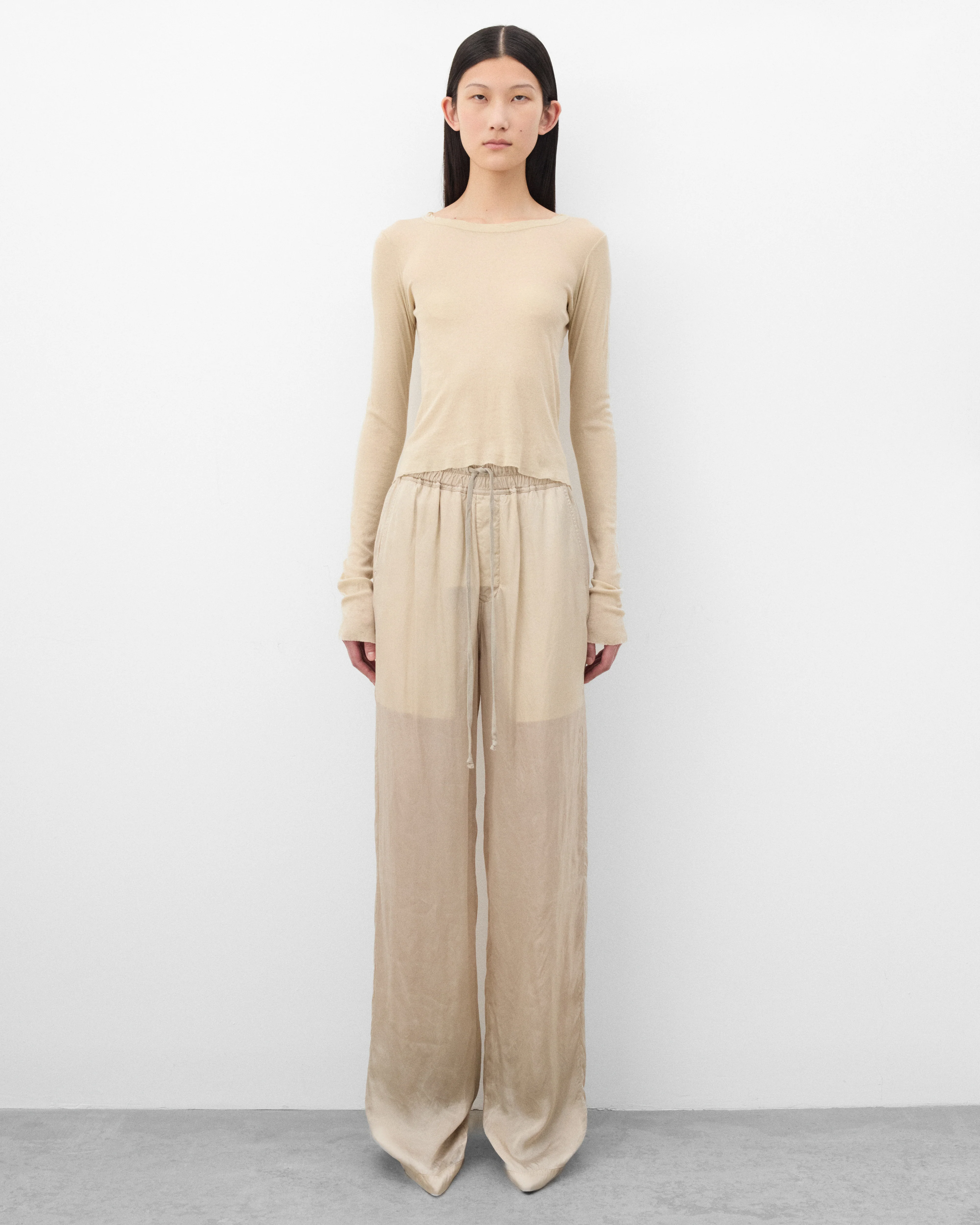 Rick Owens - Women's Dietrich Drawstring Trousers - (Sand) - Image 6