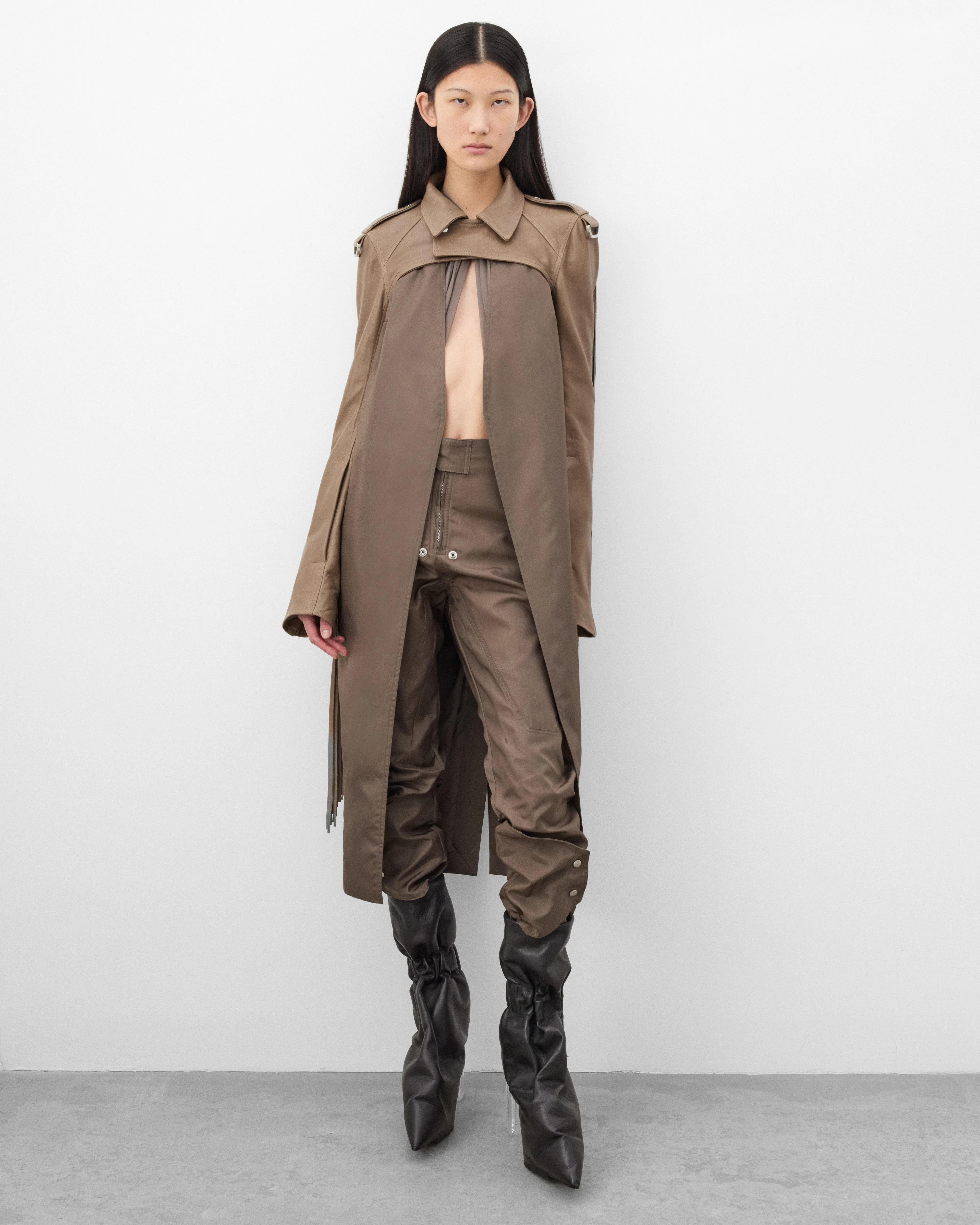 Rick Owens - Women's Motopants - (Dust) - Image 6