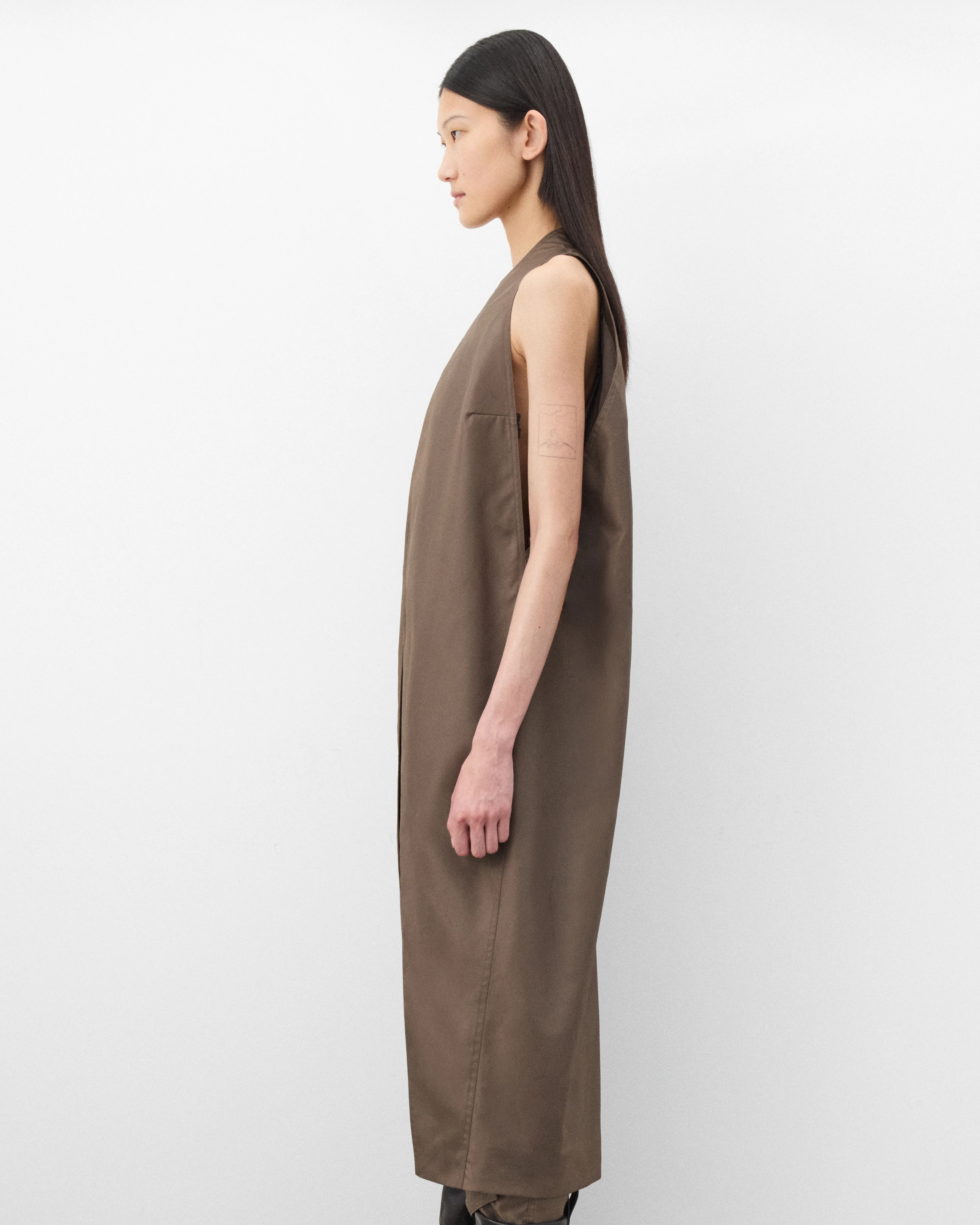 Rick Owens - Women's SL Cyclops Coat - (Dust) - Image 4