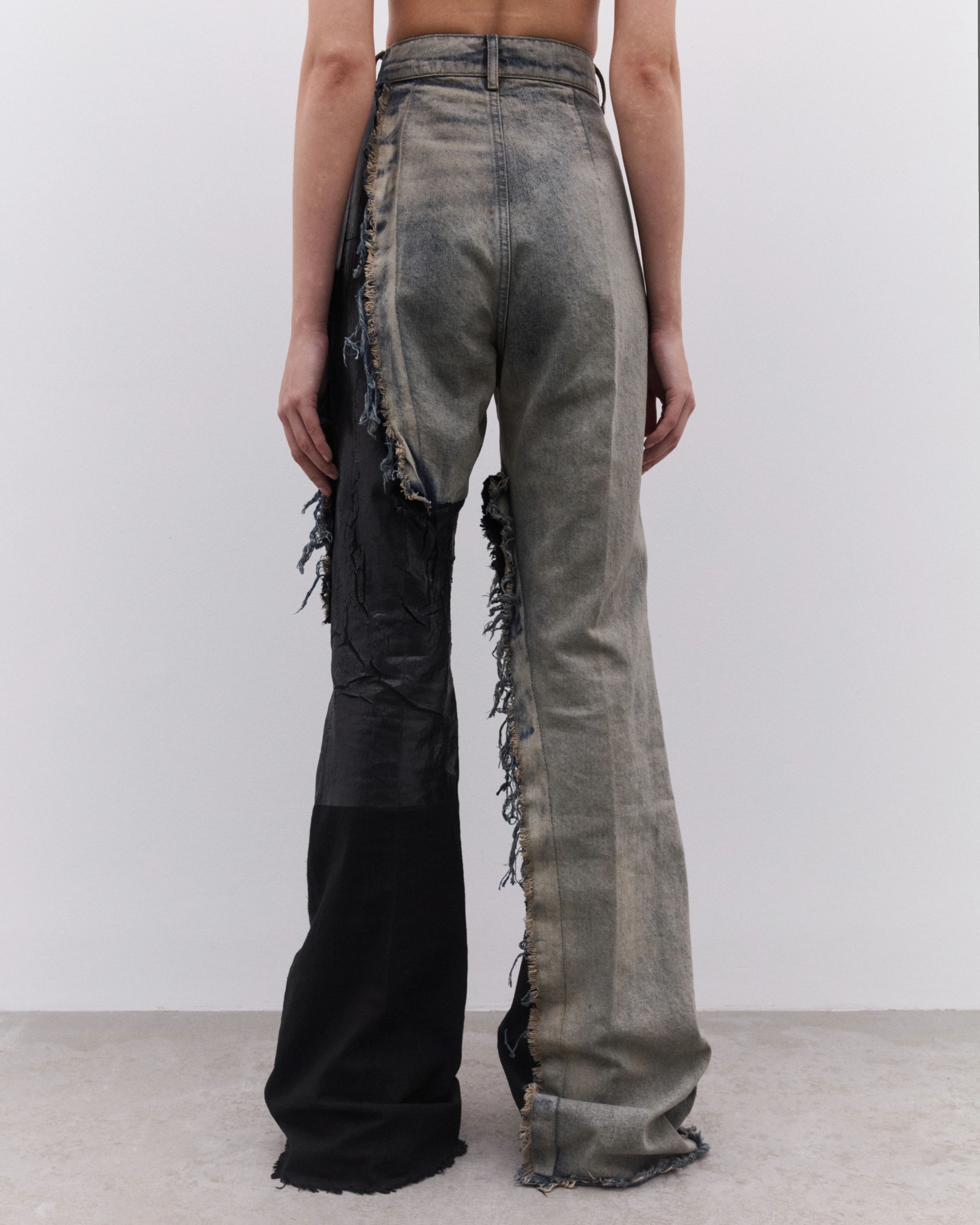 Rick Owens - Women’s Denim Bolan Trousers - (Dirt) - Image 5