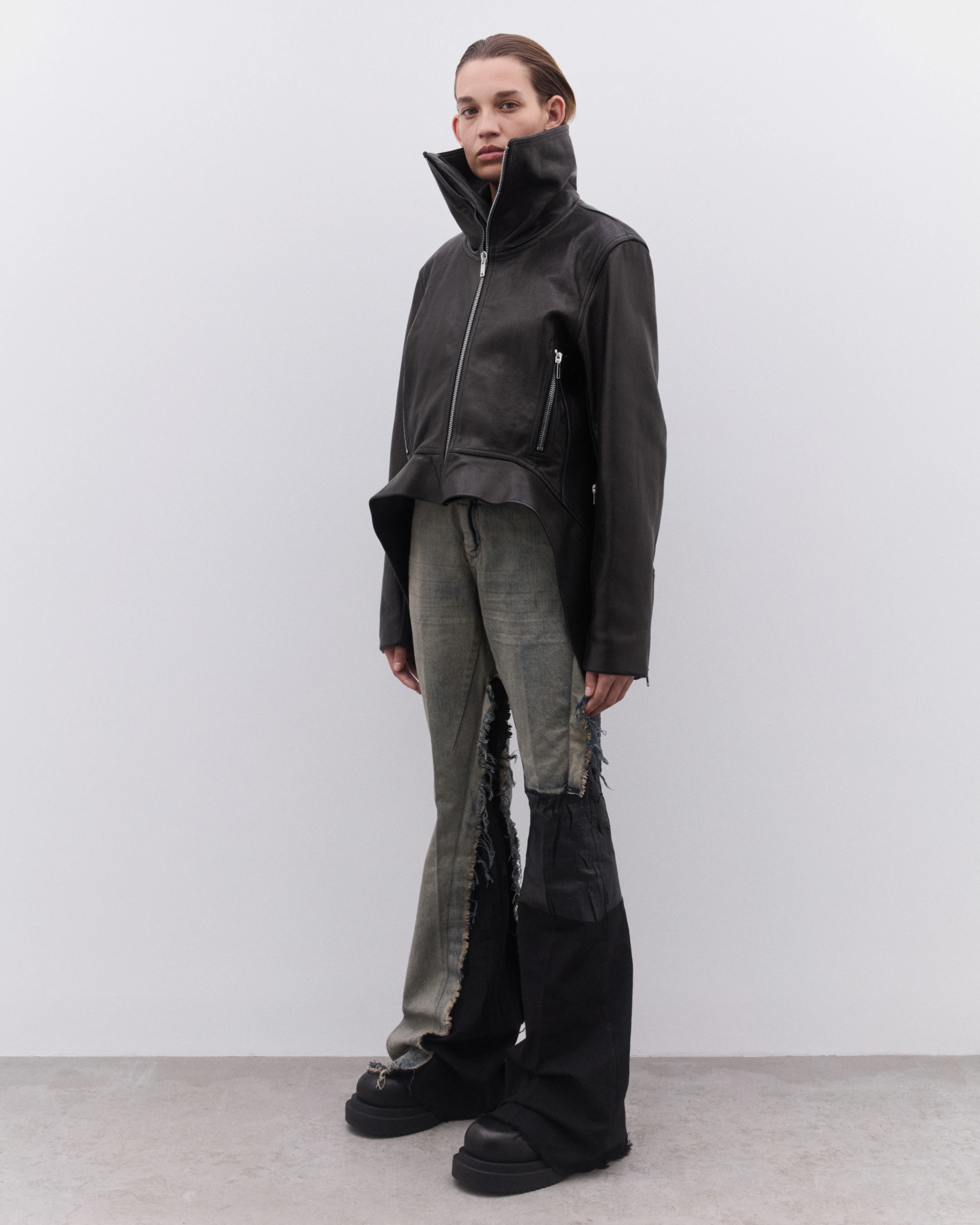 Rick Owens - Women’s Denim Bolan Trousers - (Dirt) - Image 6