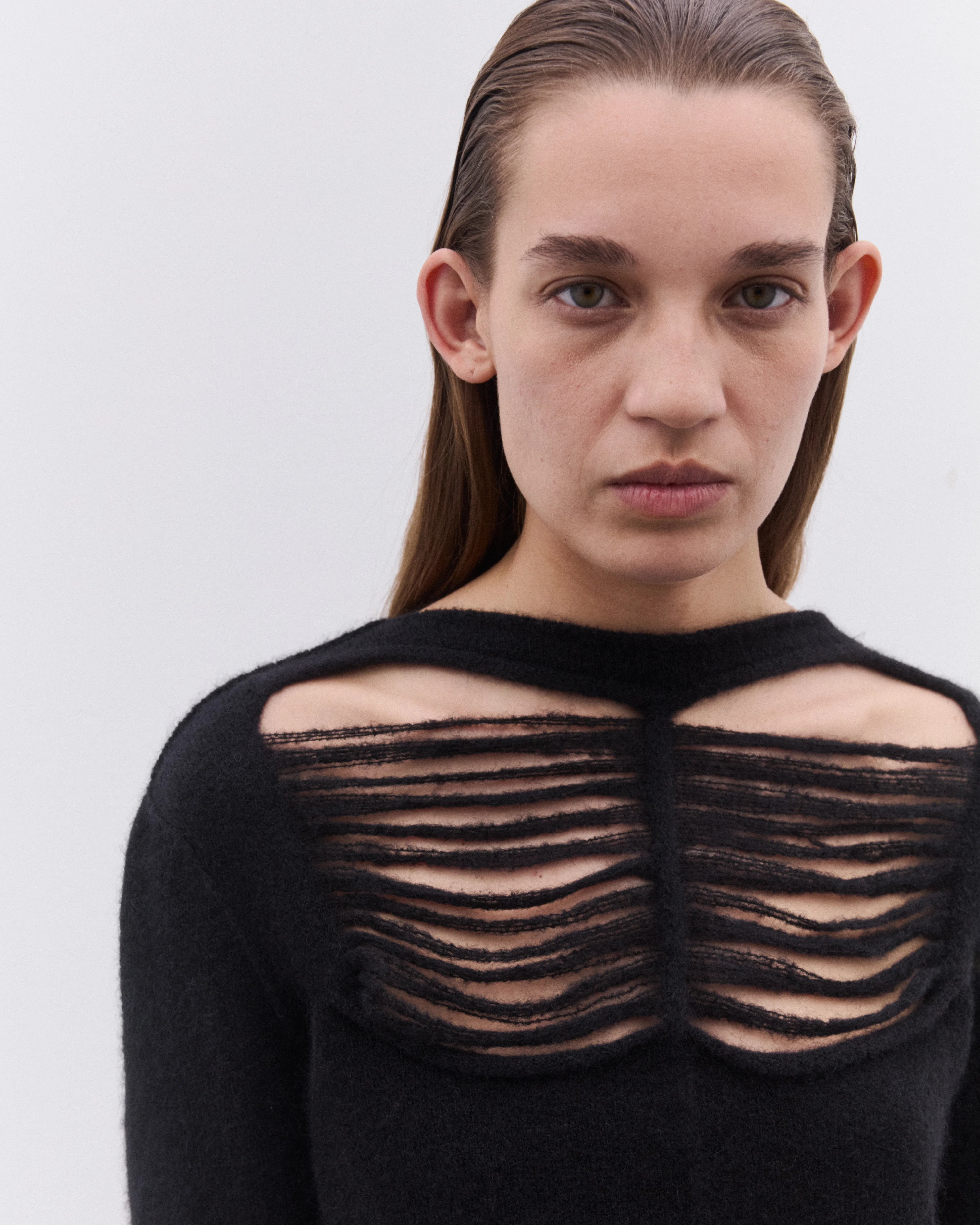 Rick Owens - Women’s Long Sleeve Top - (Black) - Image 6