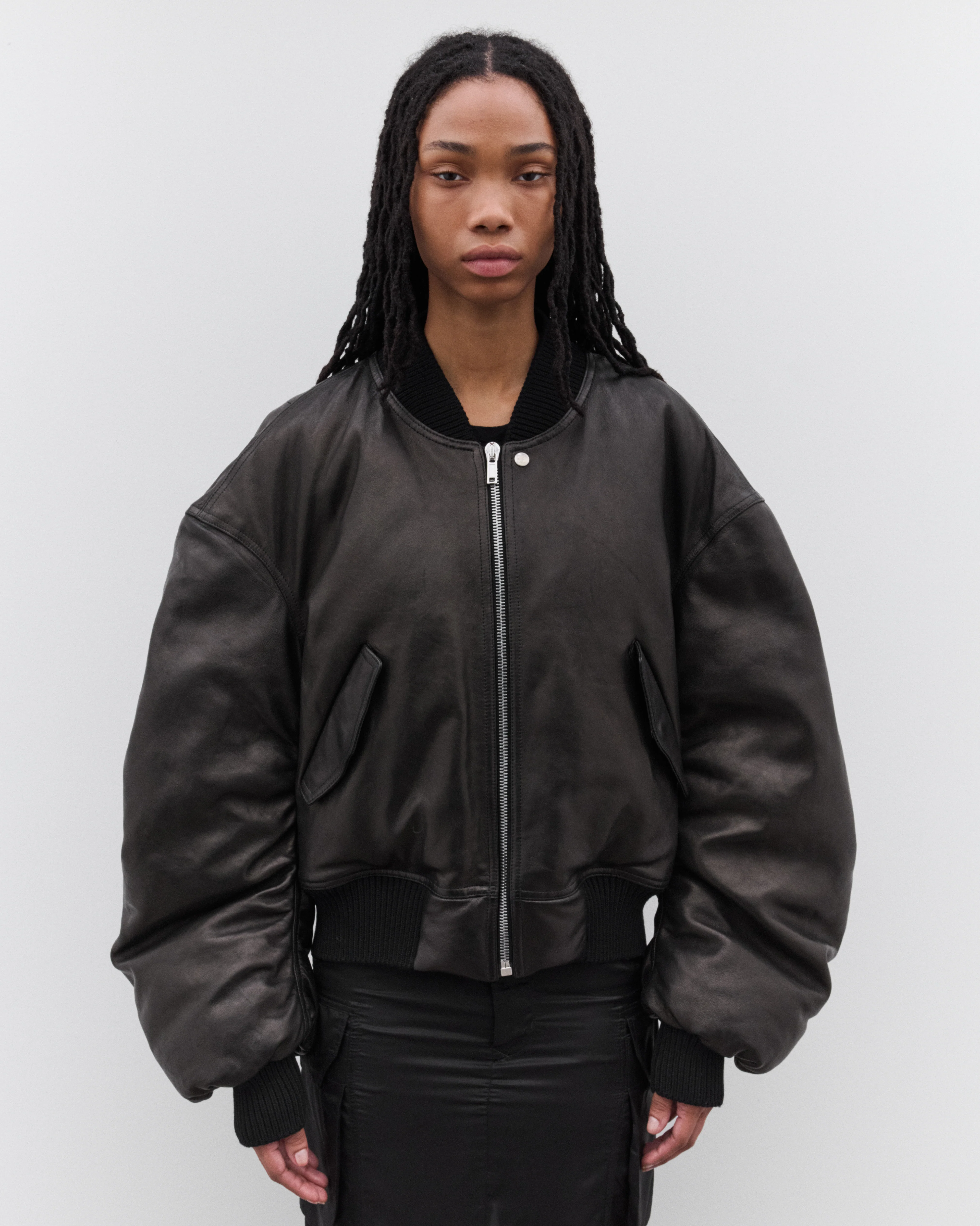 Rick Owens - Women’s Cal Bomber - (Black) - Image 3