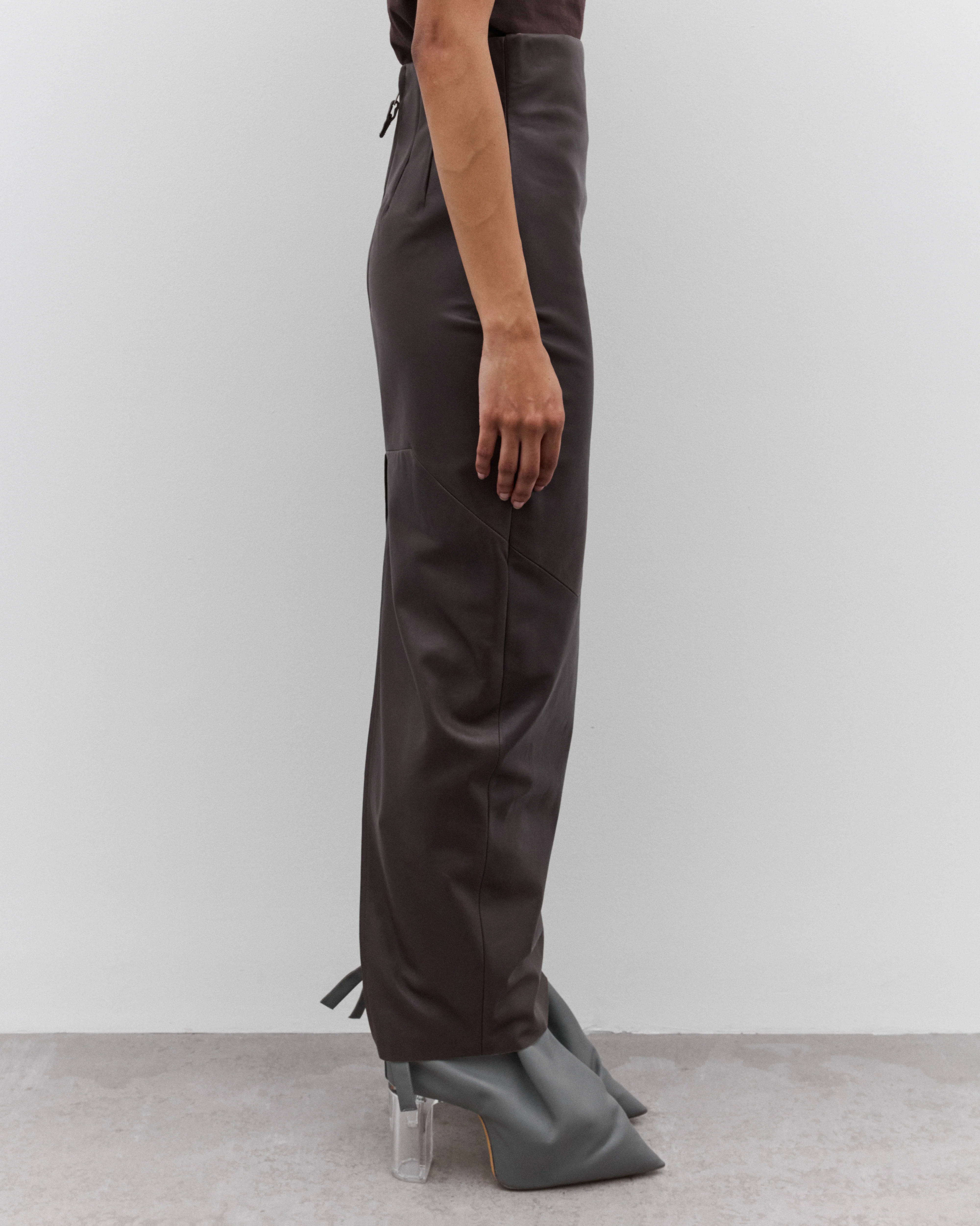 Rick Owens - Women’s Dirt Pillar Skirt - (Dark Dust) - Image 4
