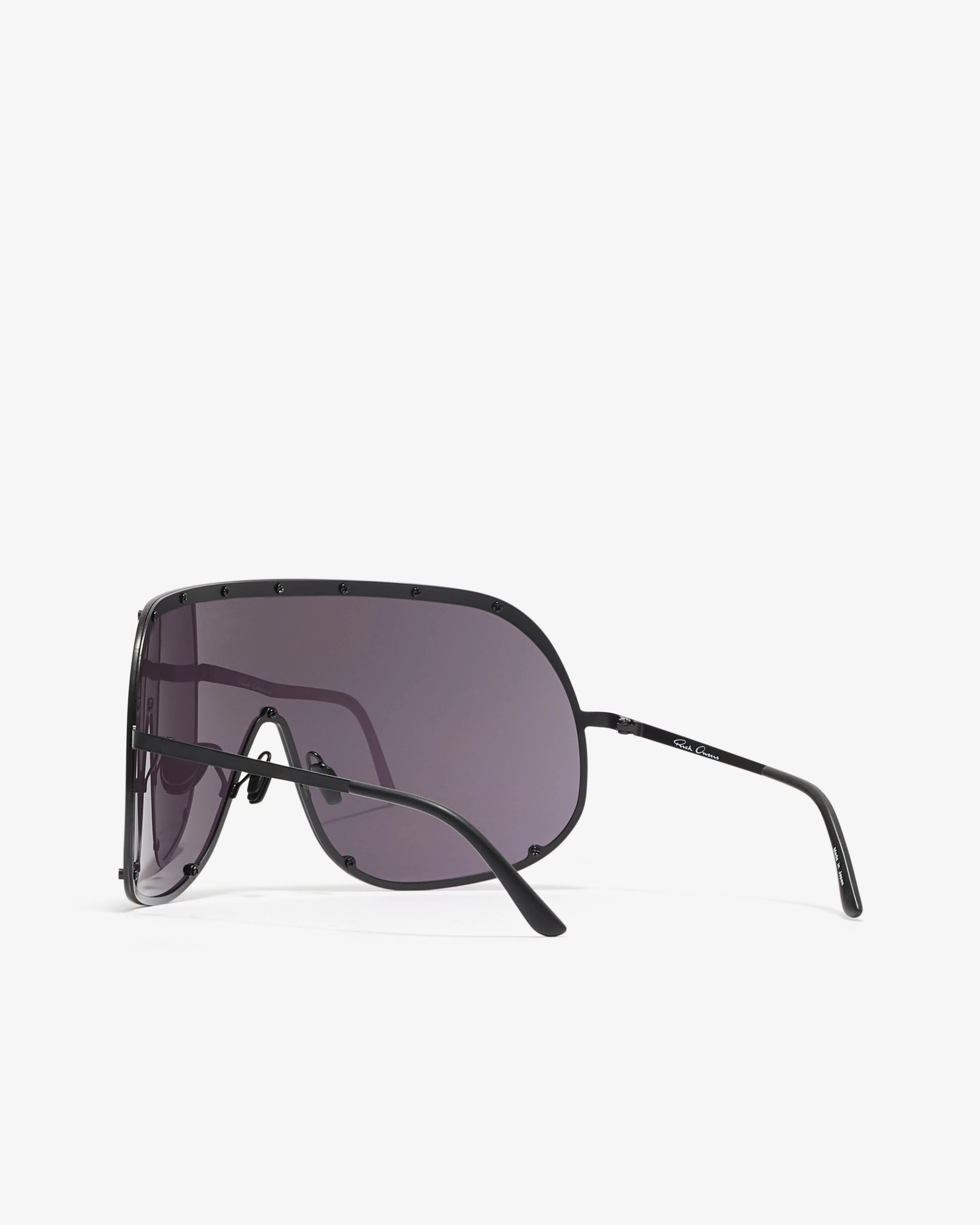Rick Owens - Women’s Sunglasses Shield - (Black) - Image 3