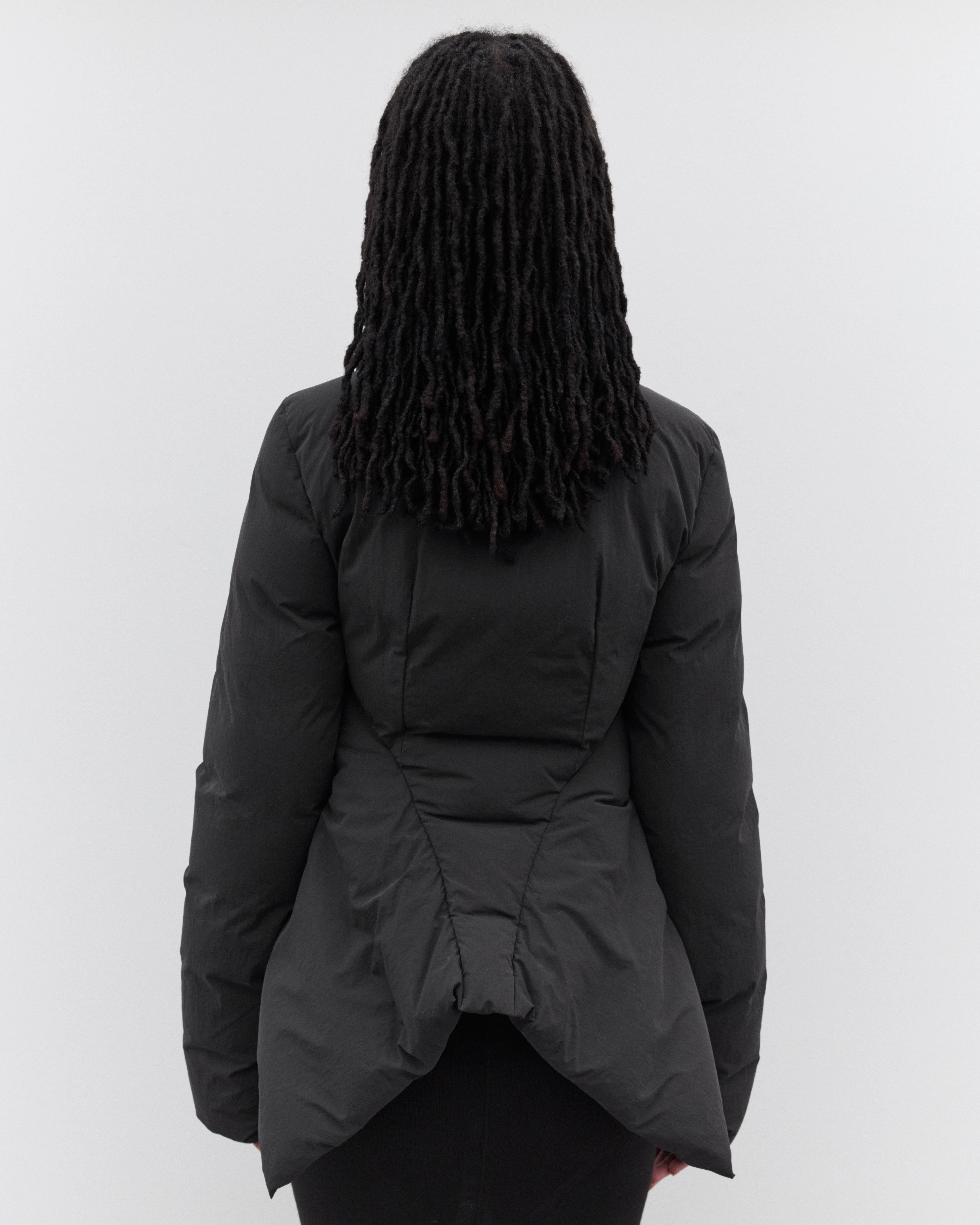 Rick Owens - Women’s Woven Down Jacket - (Black) - Image 5
