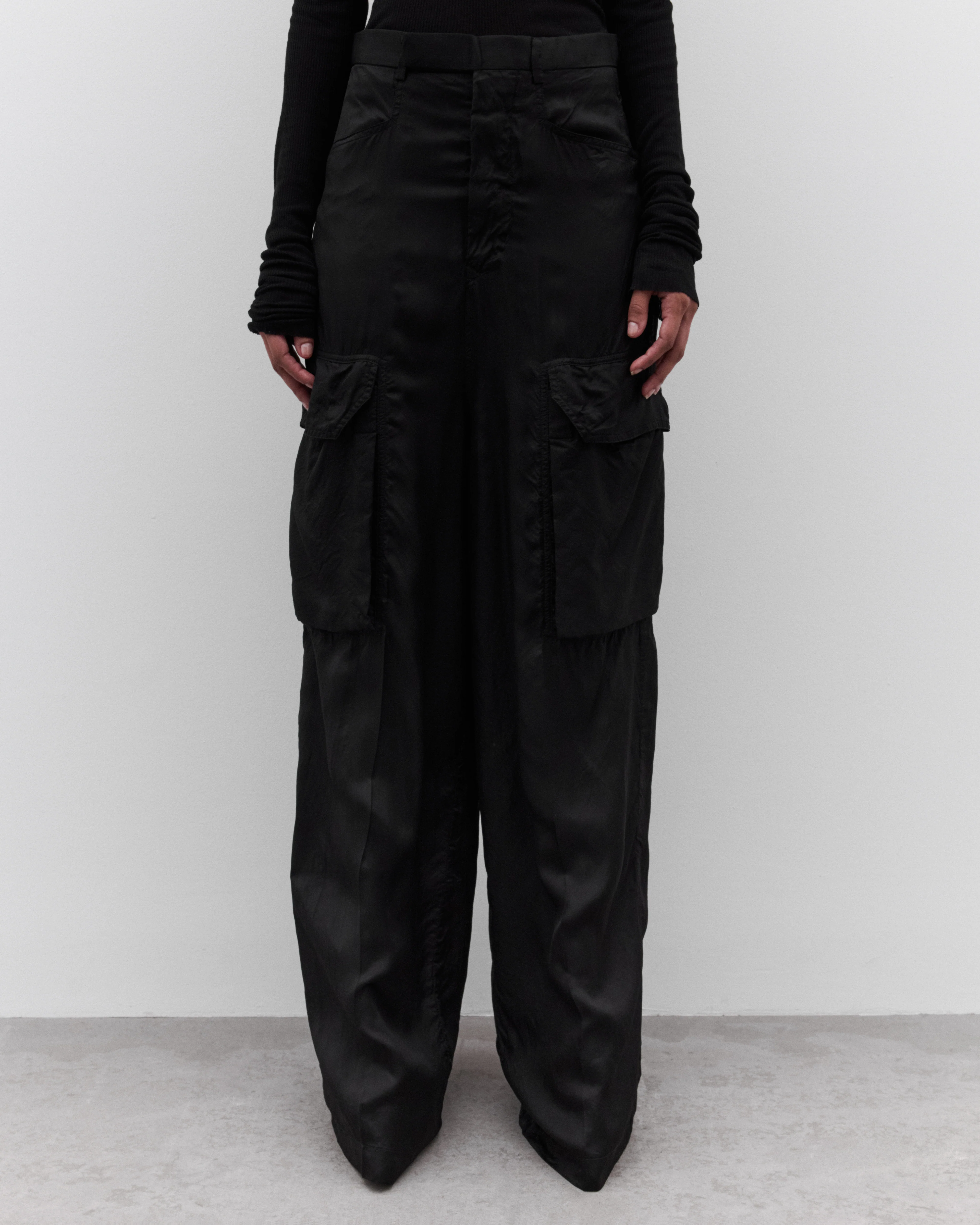 Rick Owens - Women’s Firbanks Cargo Pant - (Black) - Image 3
