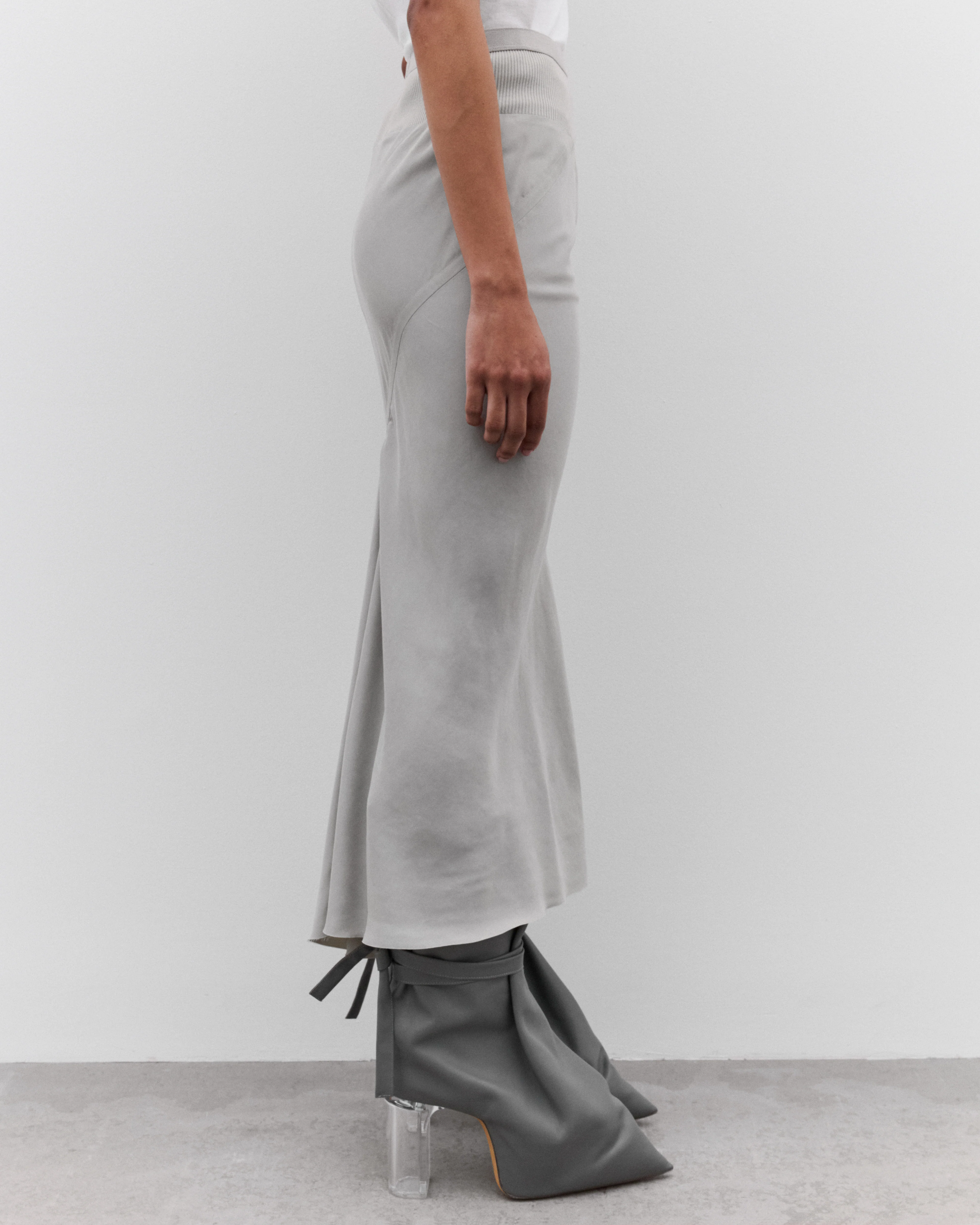 Rick Owens - Women’s A Line Skirt - (Pearl) - Image 4