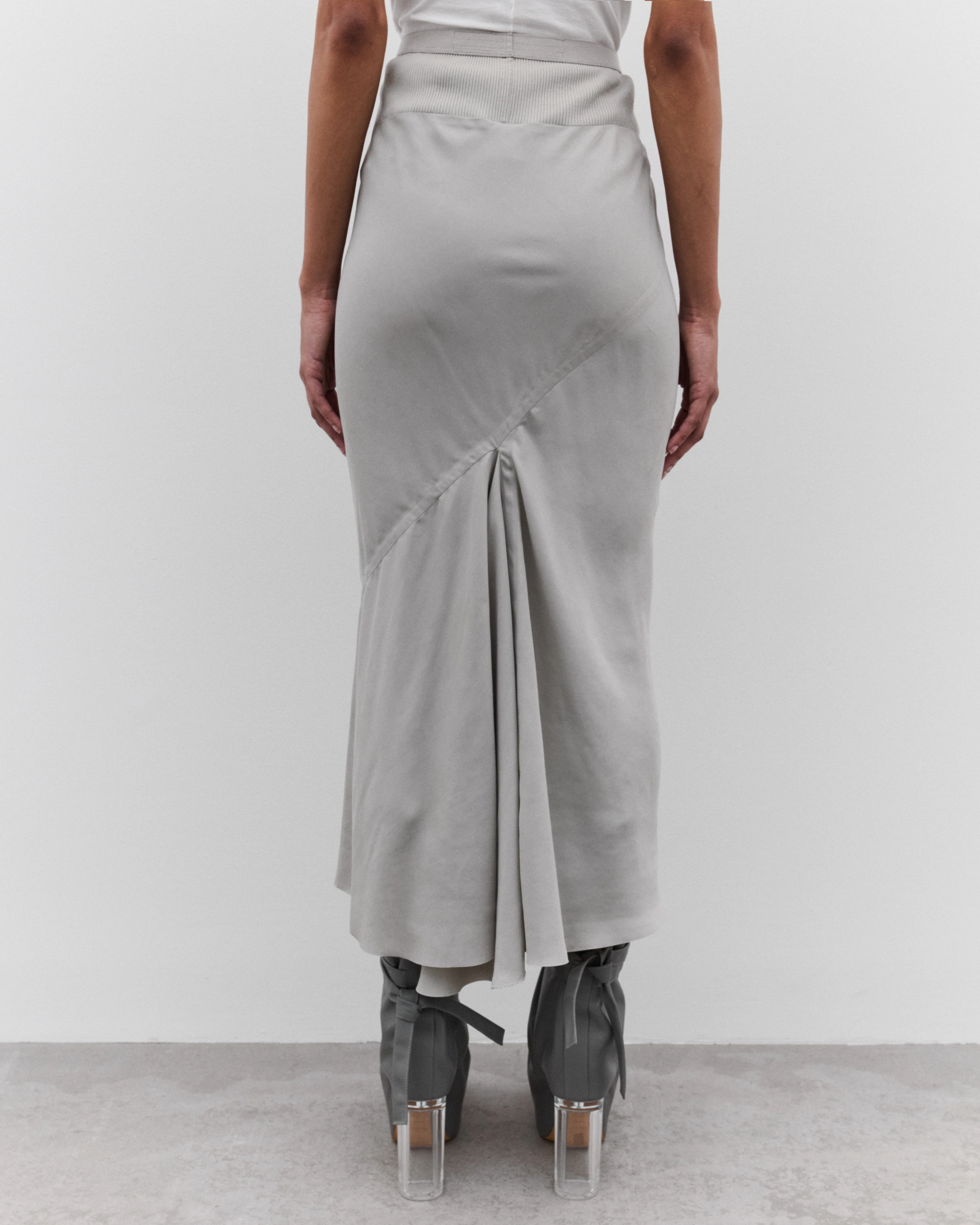 Rick Owens - Women’s A Line Skirt - (Pearl) - Image 5