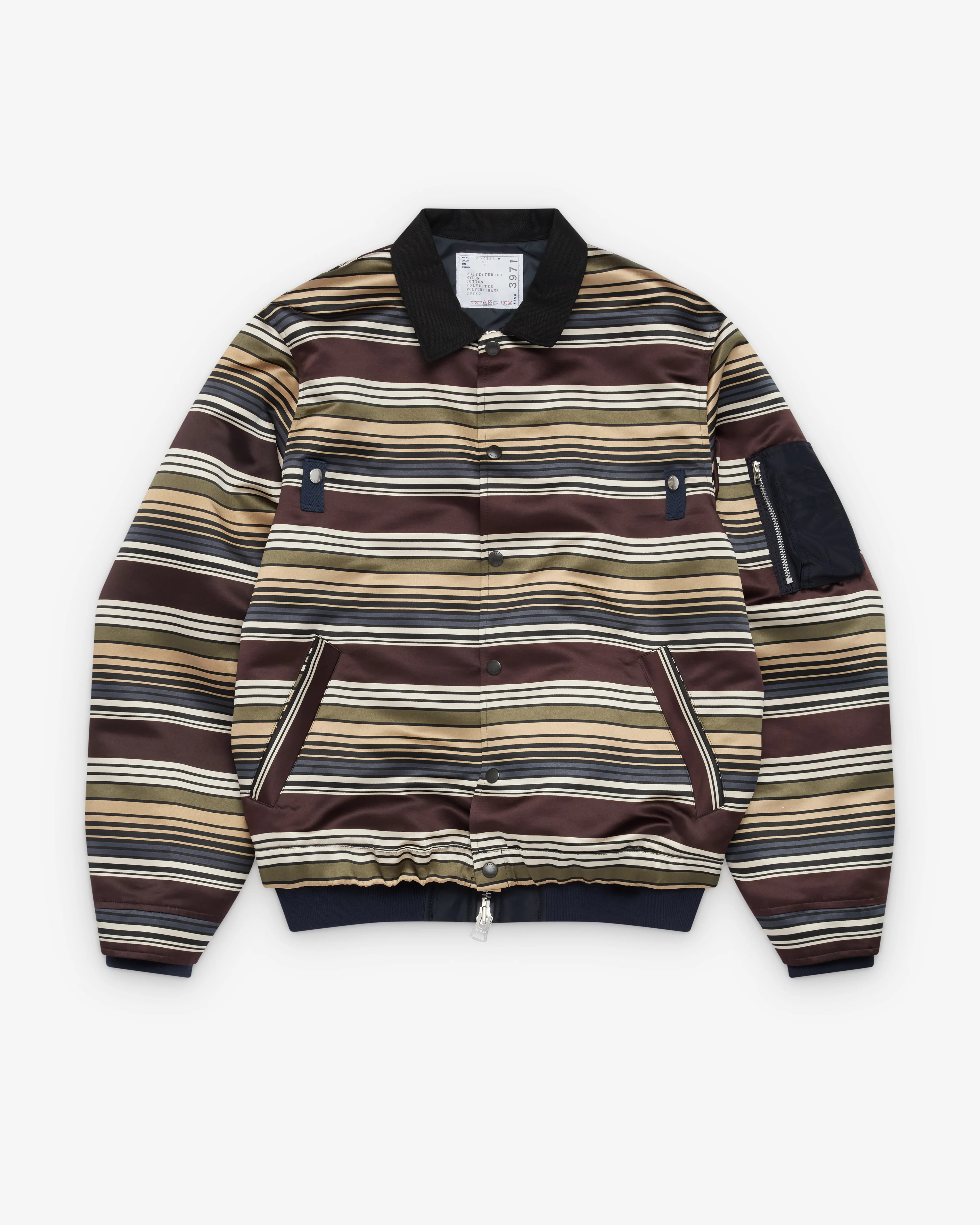 Sacai - Men's Horizontal Stripe Blouson - (Multi)