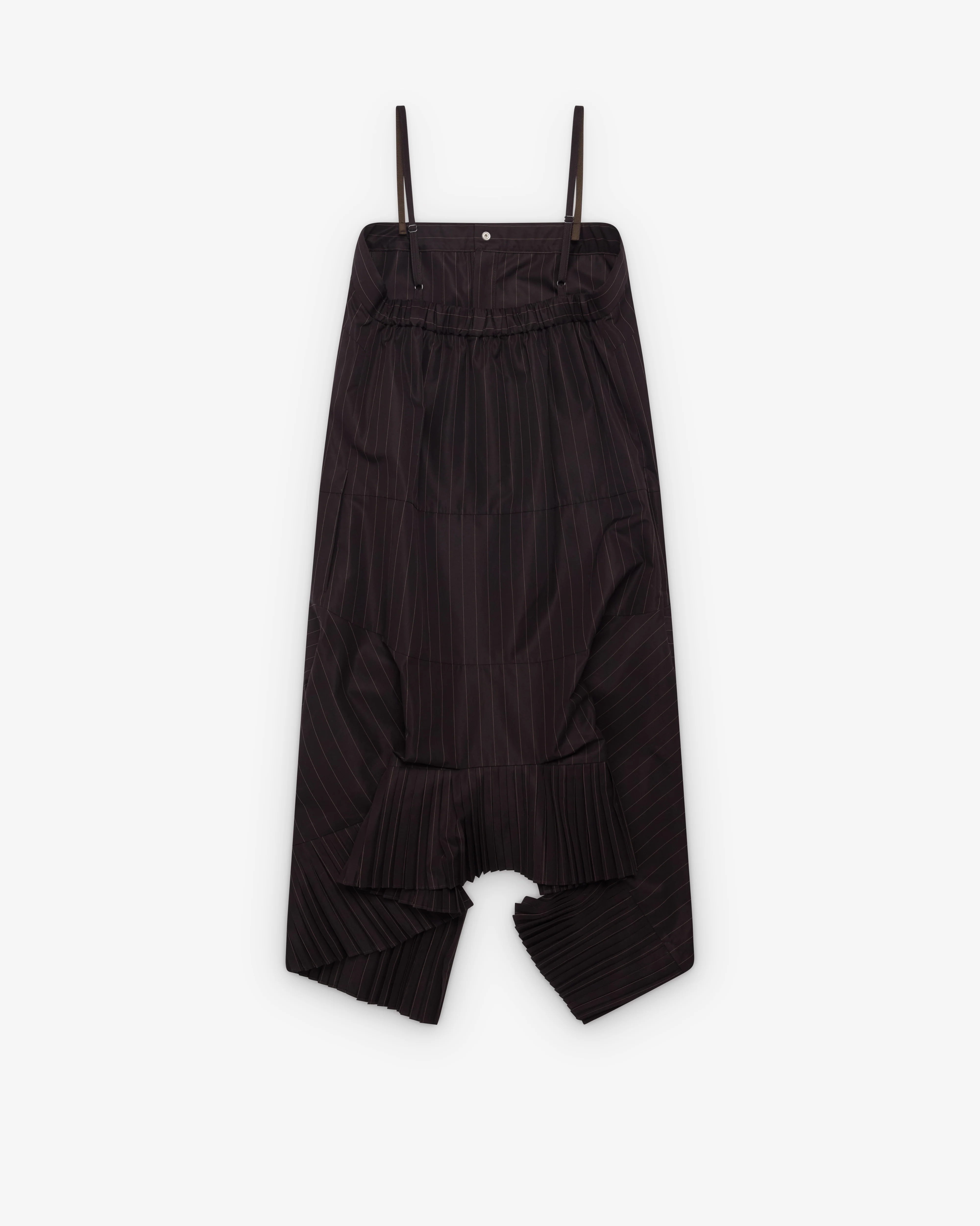 Sacai - Women's Chalk Dress - (Black/Stripe) - Image 2