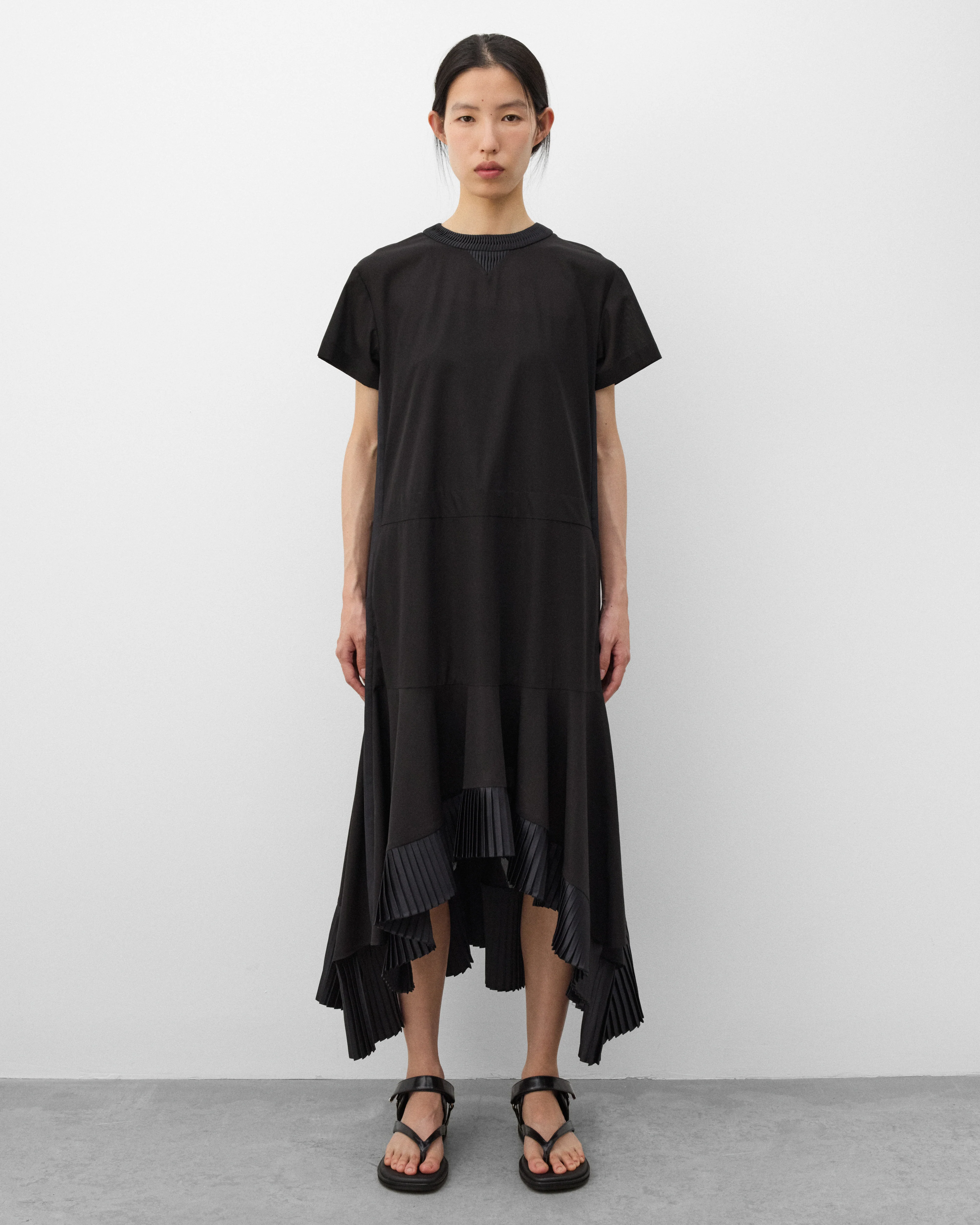 Sacai - Women's Cotton Broadcloth Dress - (Black) - Image 3