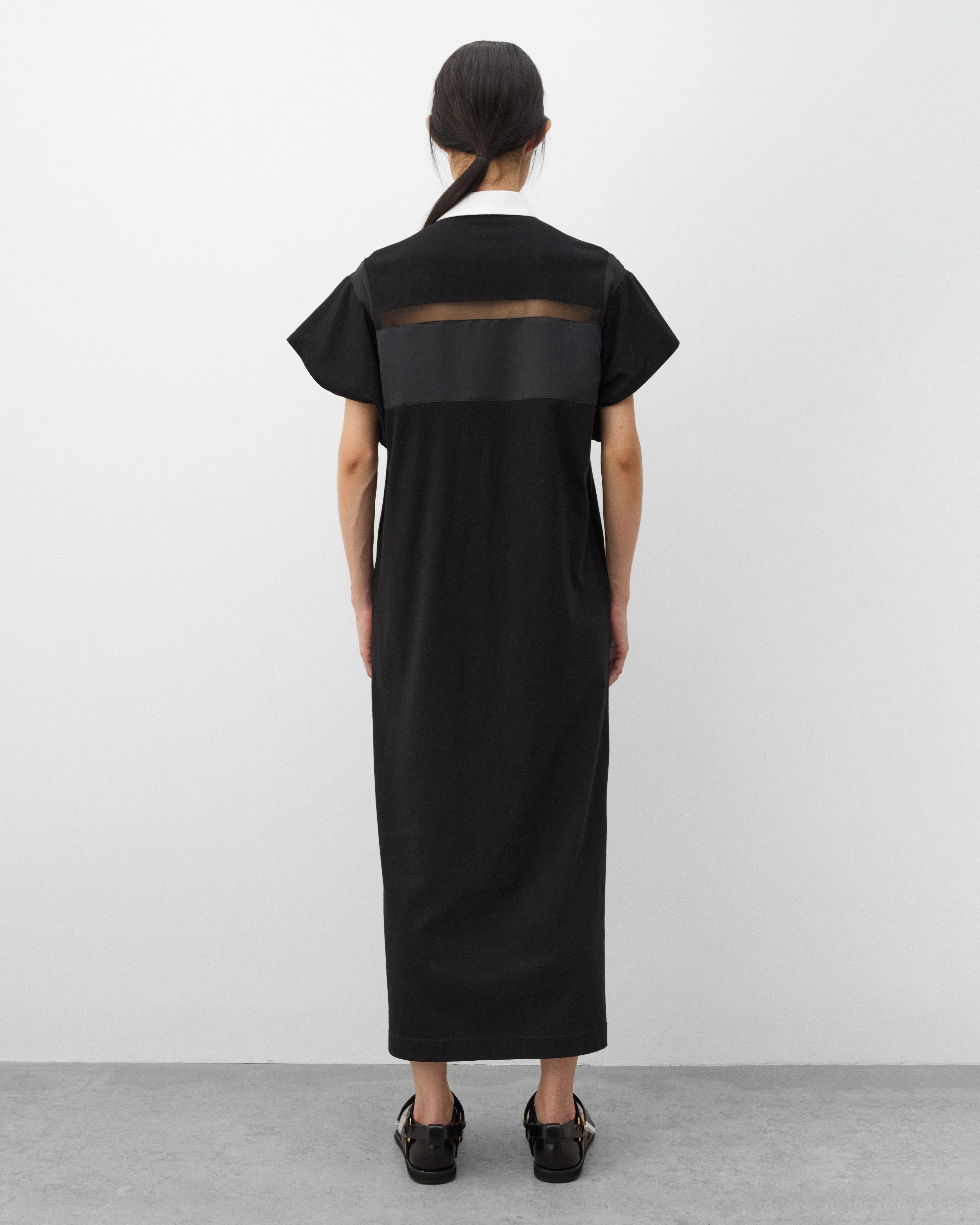 sacai - Women's Collared Dress - (Black) - Image 5