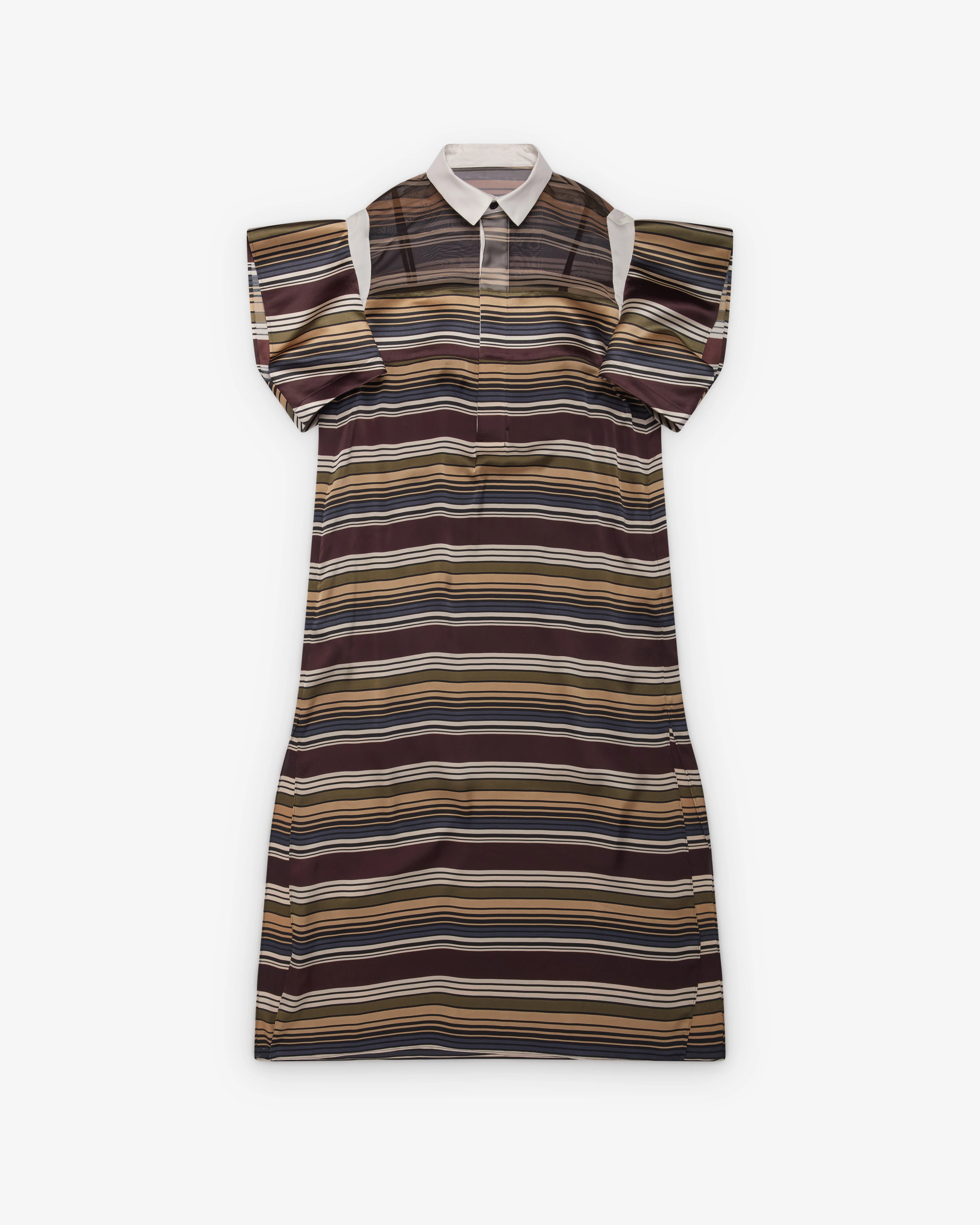 Sacai - Women's Horizontal Stripe Dress - (Stripe/Multi)