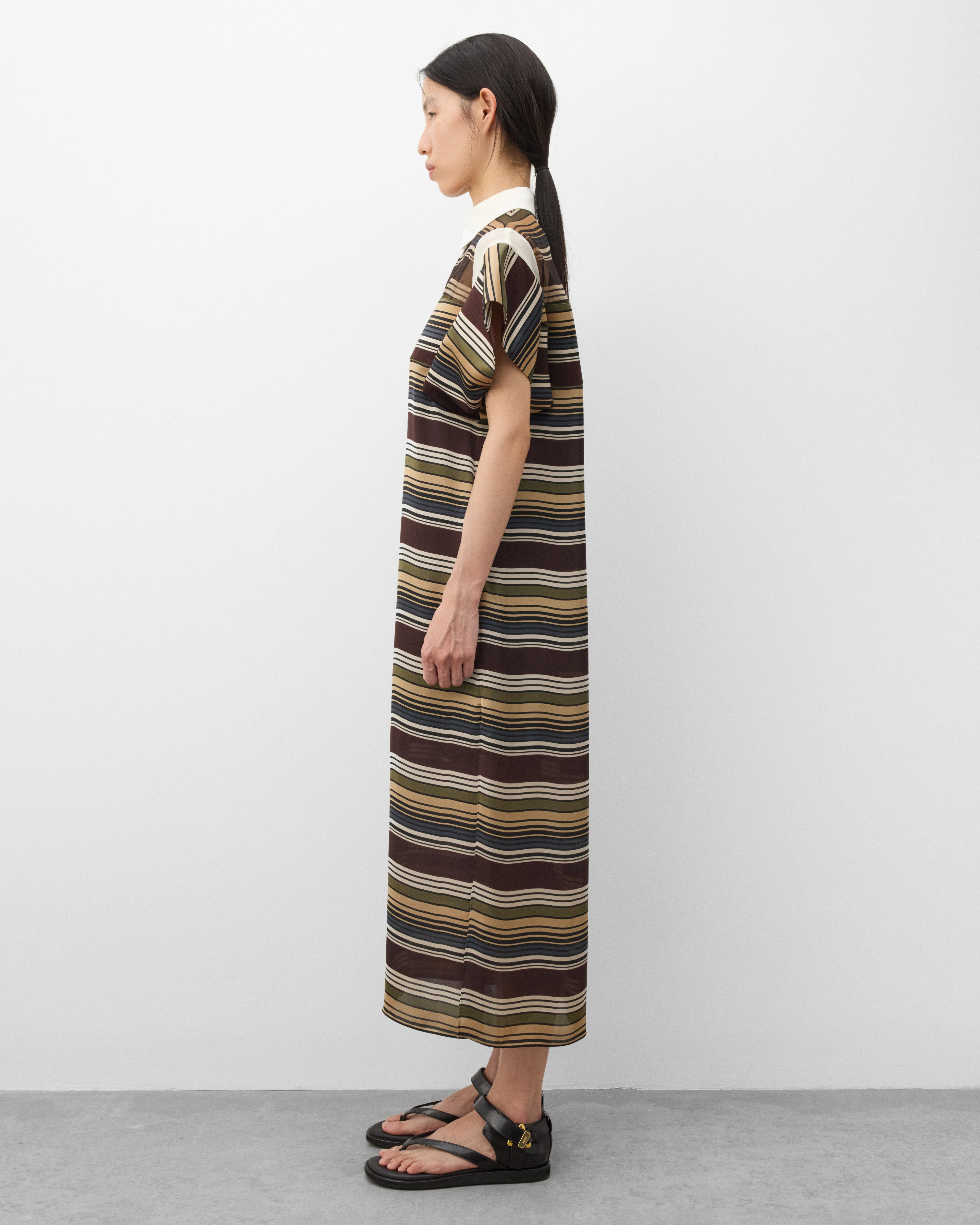 Sacai - Women's Horizontal Stripe Dress - (Stripe/Multi) - Image 4