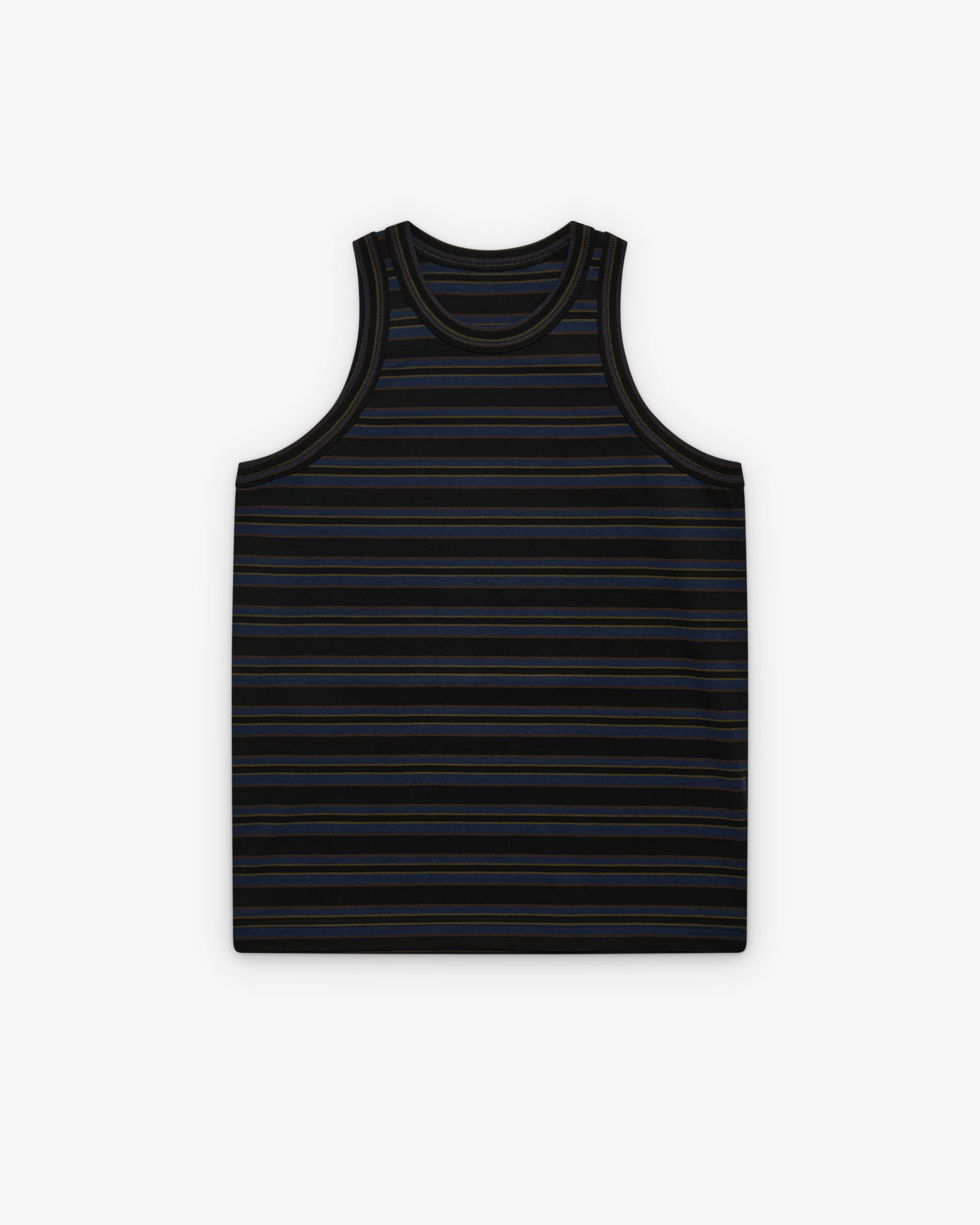 sacai - Women's Horizontal Stripe Tank Top - (Black)