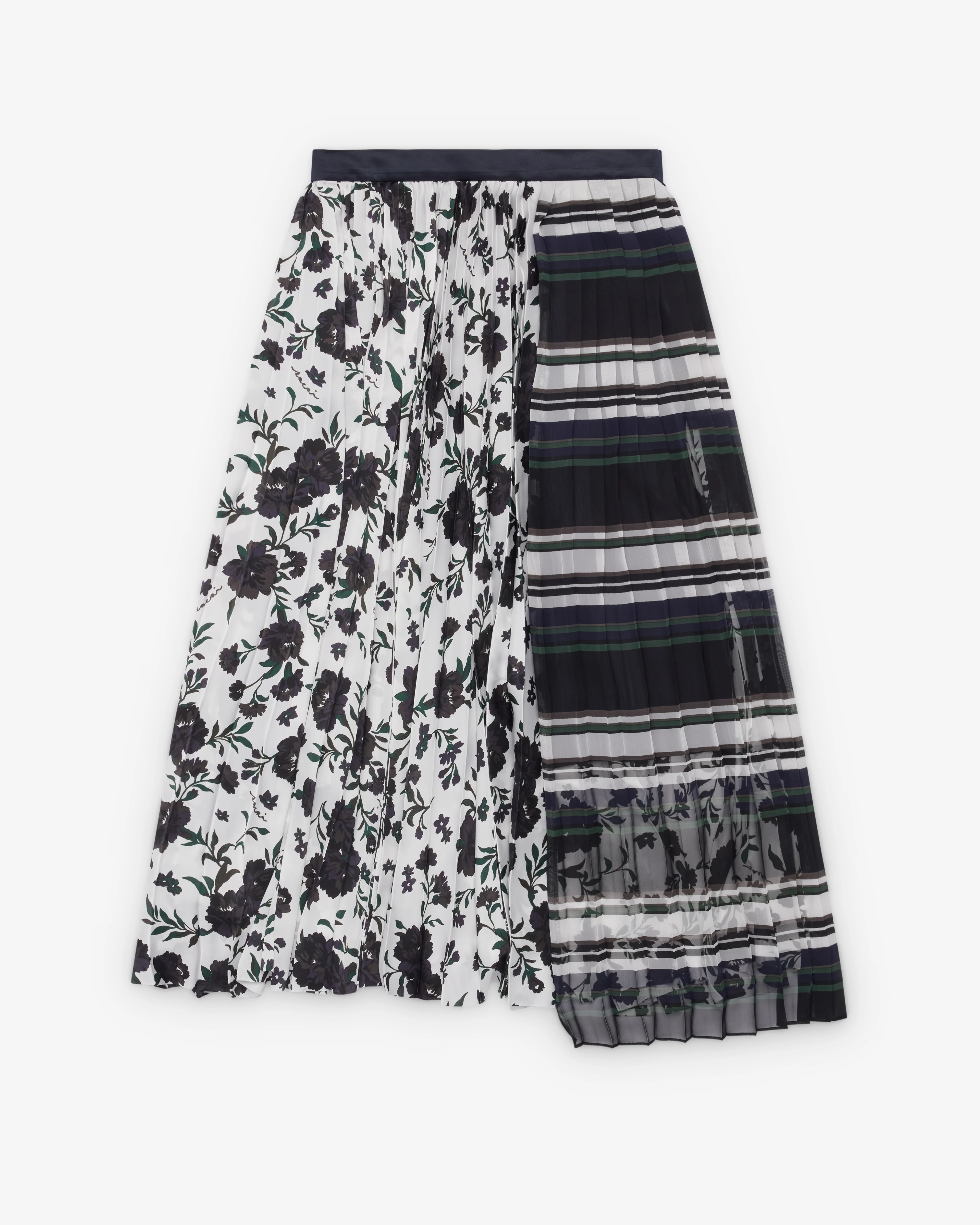 Sacai - Women's Pattern Mix Skirt - (Multi) - Image 2