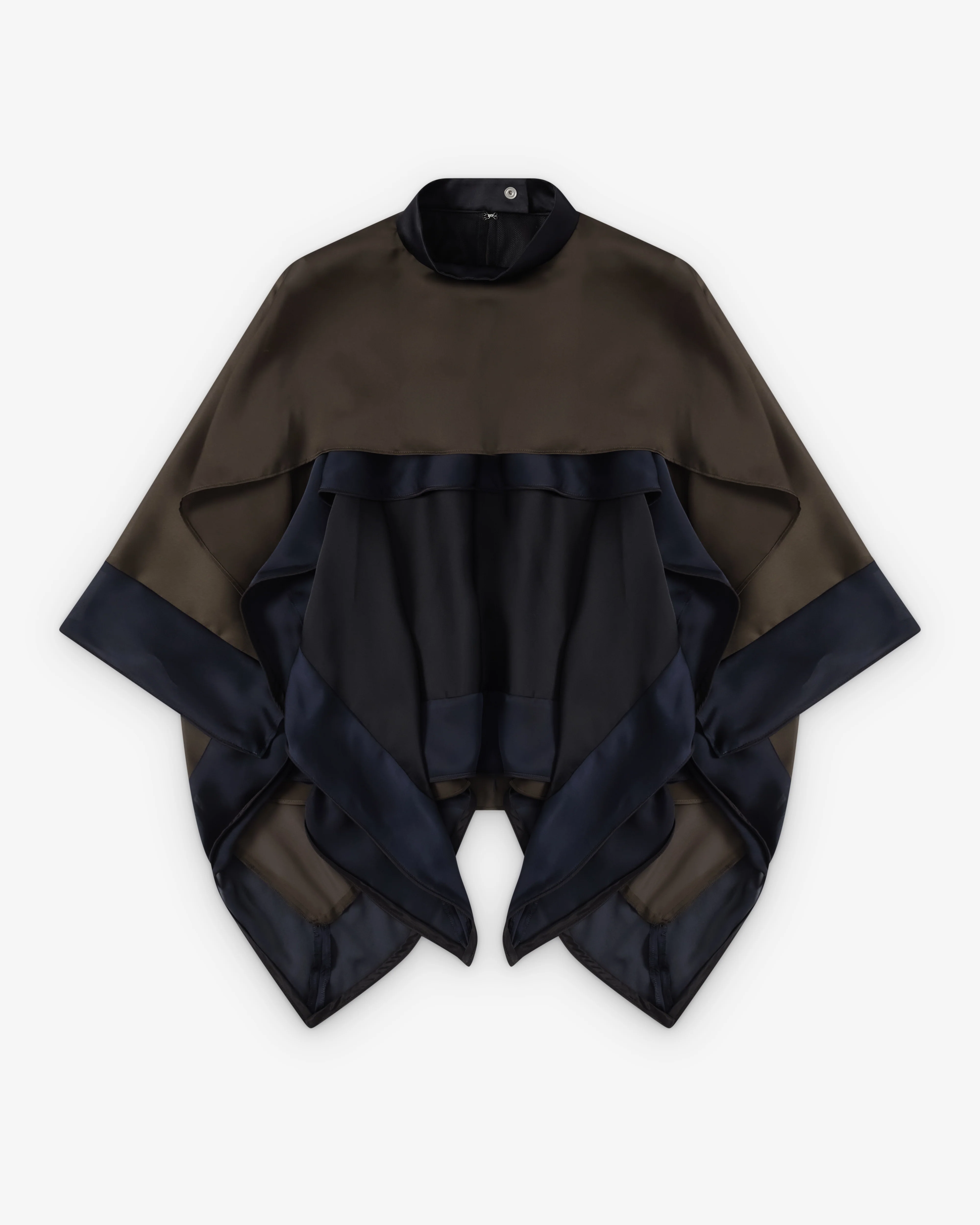Sacai - Women's Draped Pullover - (Khaki/Navy)