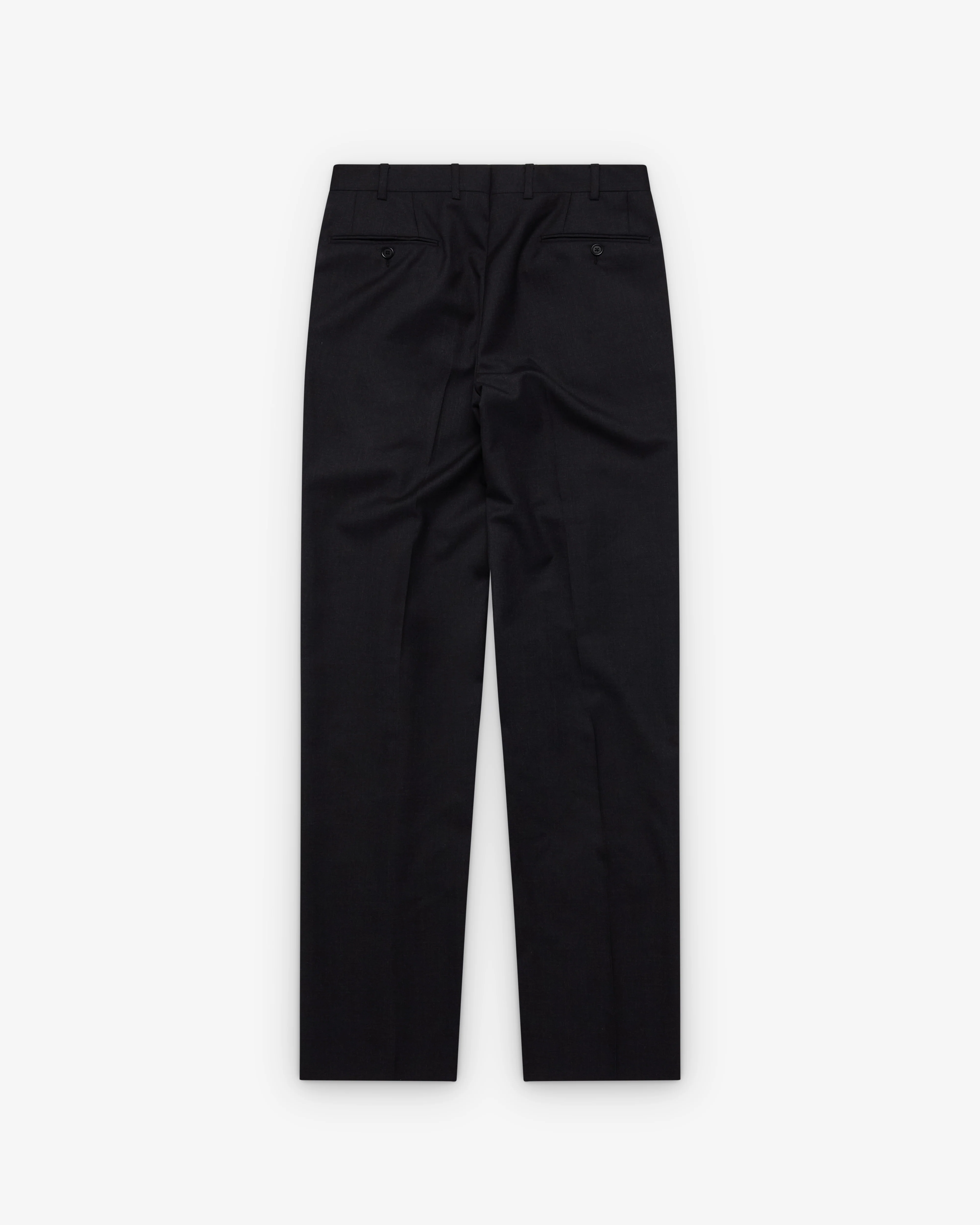 Salon C. Lundman - Men's Double Pleat Trouser - (Dark Grey) - Image 2