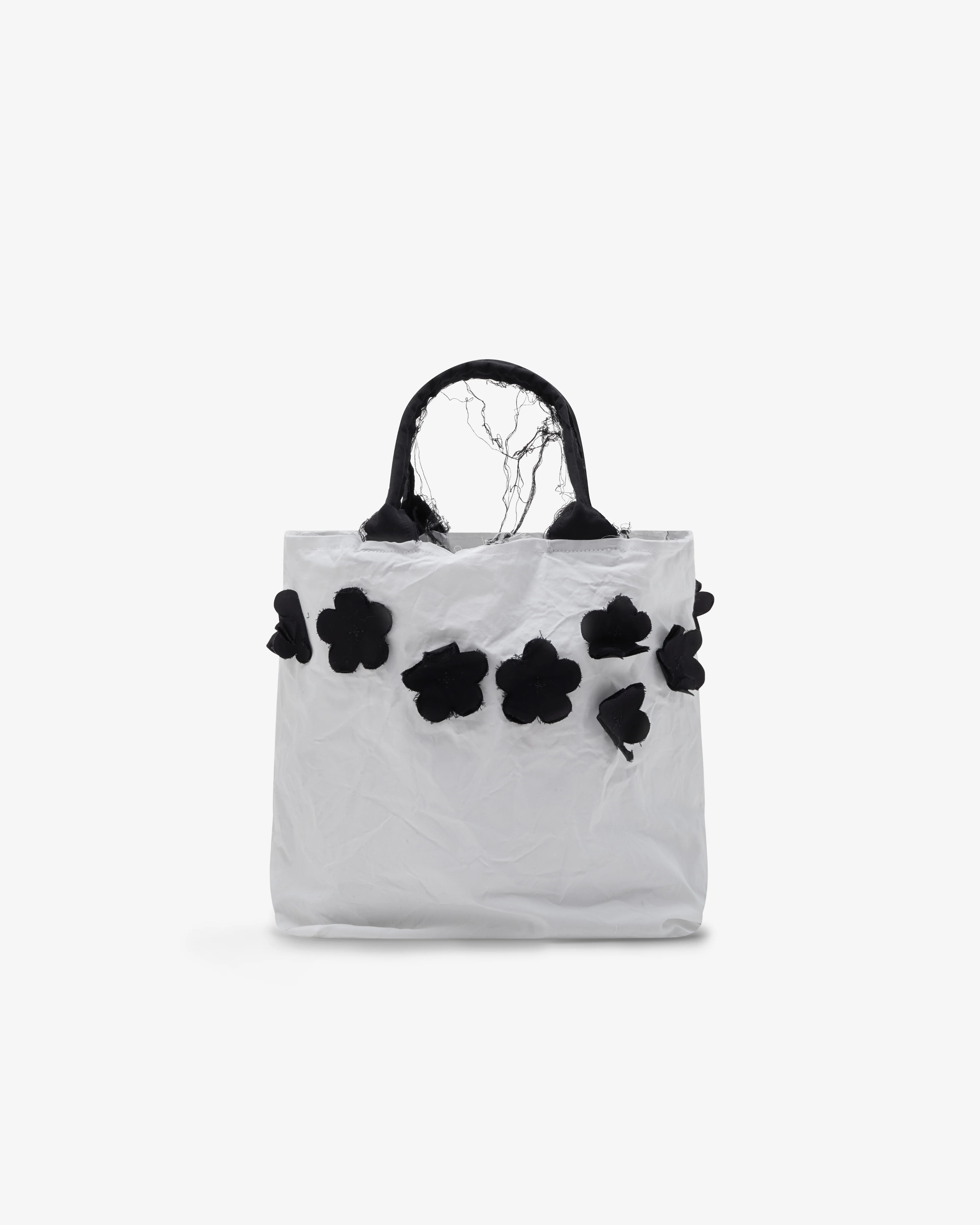Scha - Women's Double Bottom Carry Bag Short - (White/Black) - Image 3