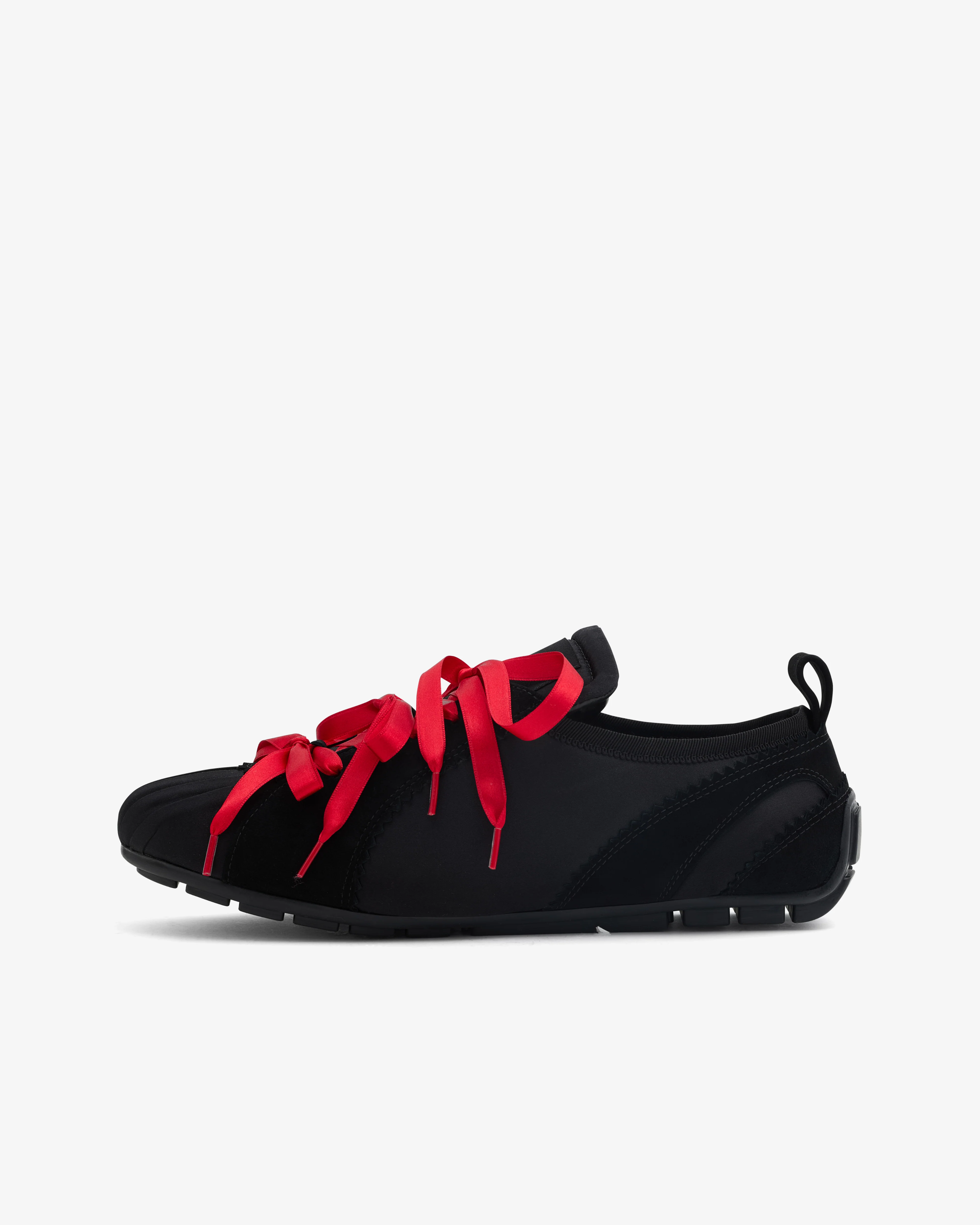 Simone Rocha - Men’s Ballerina Trainer - (Black/Red) - Image 2