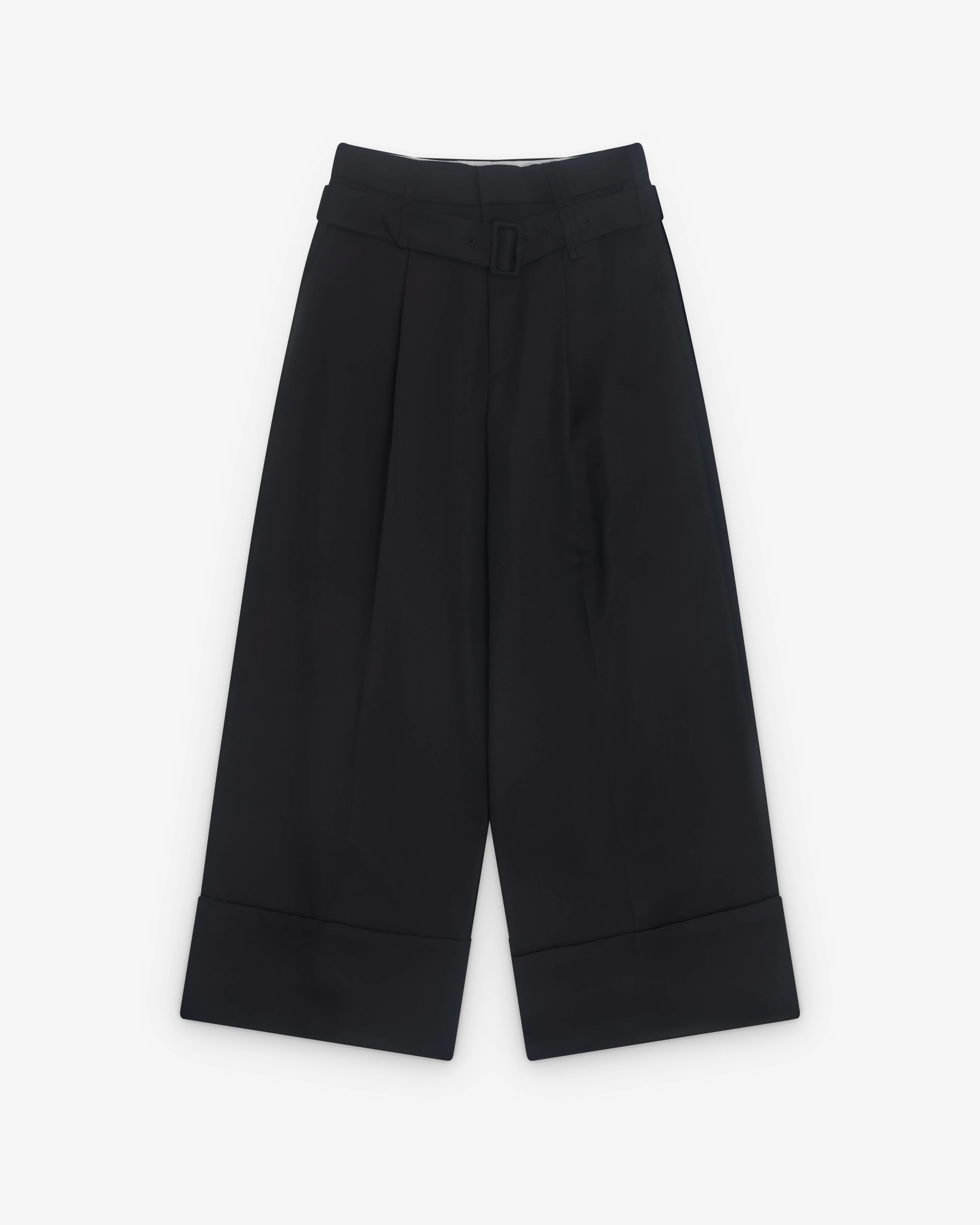Simone Rocha - Men’s Pleated Wide Leg Trousers - (Black)