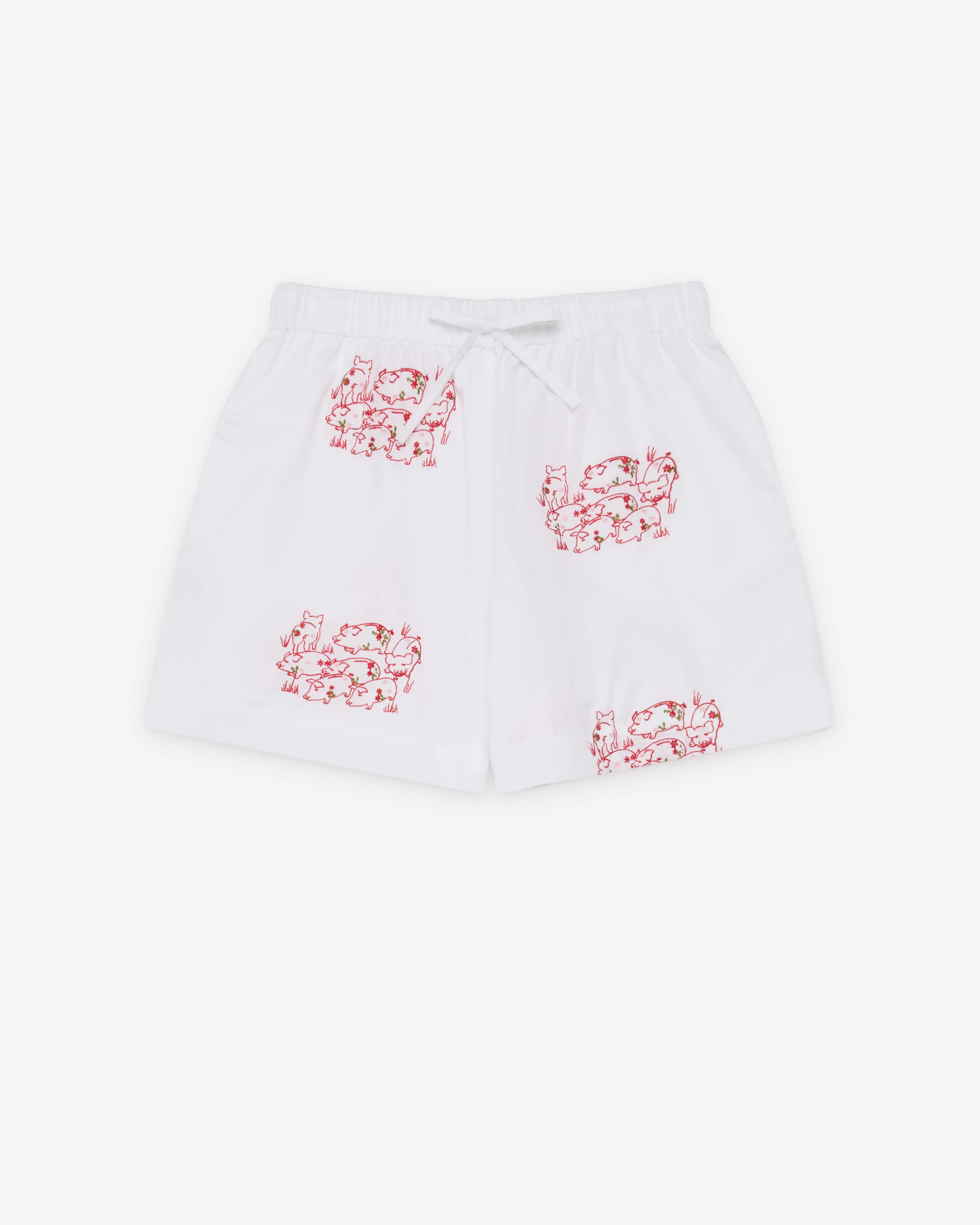 Simone Rocha - Men's Easy Boxer Shorts - (Red/White)