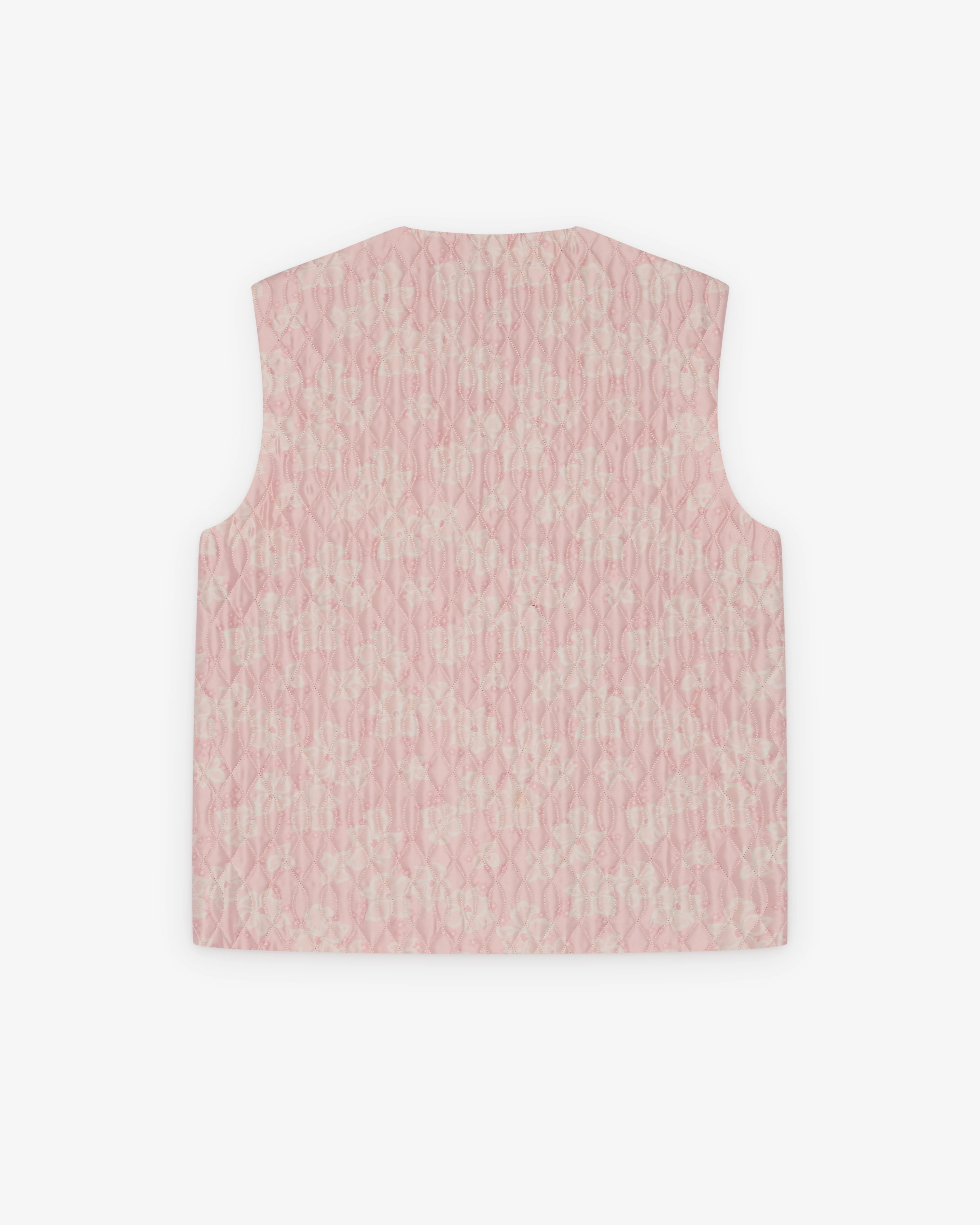 Simone Rocha - Men's Quilted Workwear Vest - (Pink) - Image 2