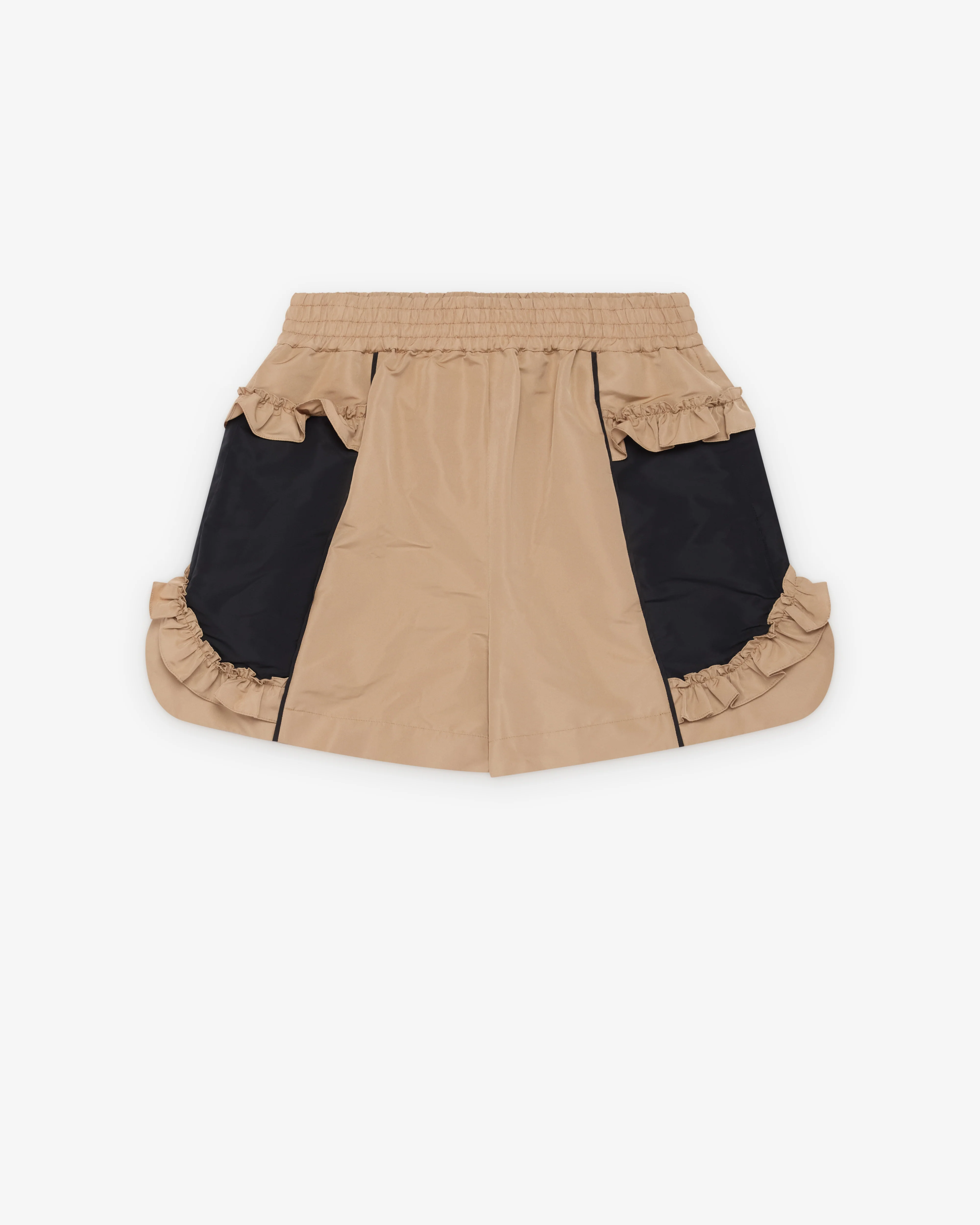 Simone Rocha - Men's Ruffle Frill Track Shorts - (Toffee)