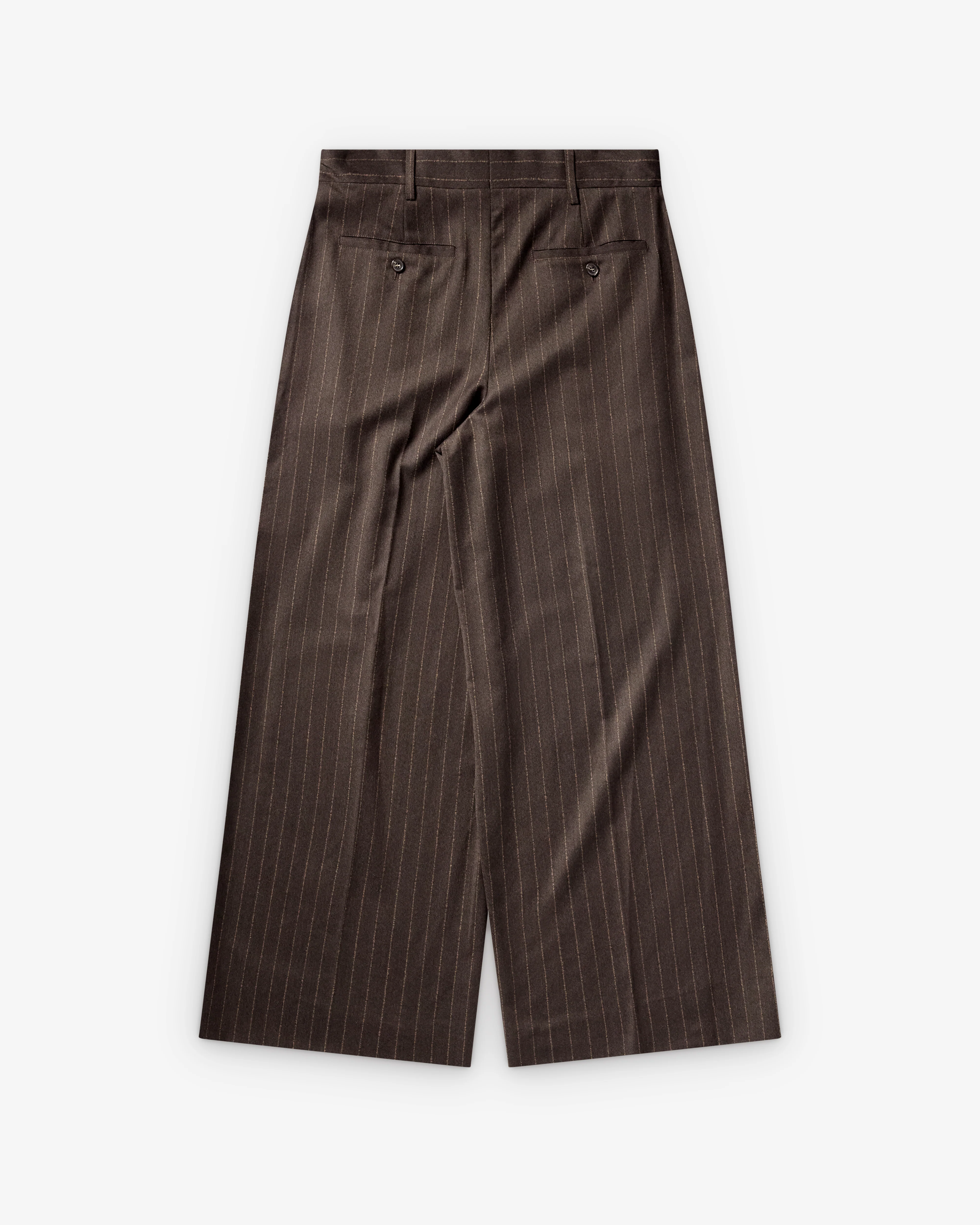 Simone Rocha - Men's Wide Leg Trousers - (Chocolate - Image 2